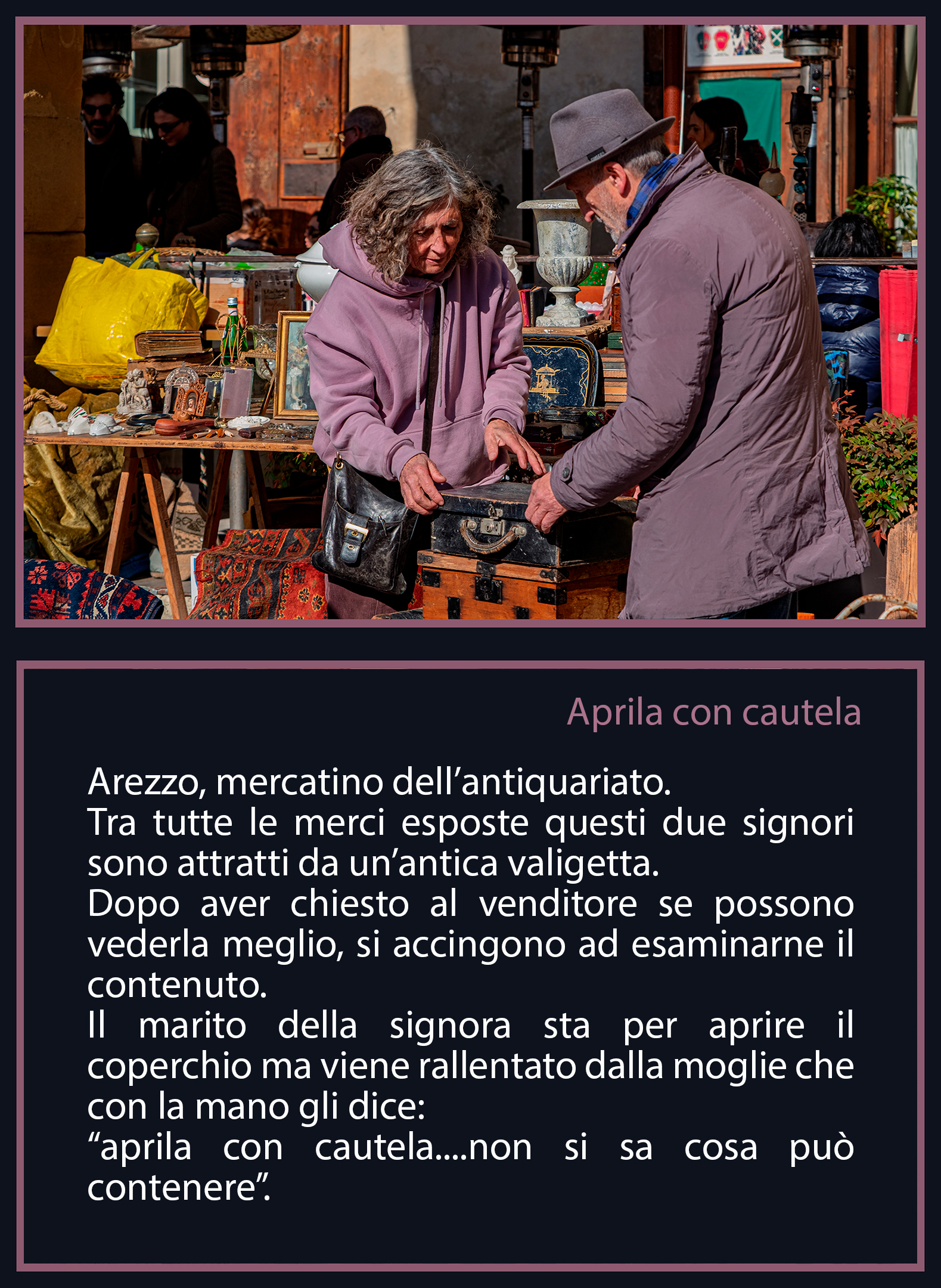 Aprila con cautela