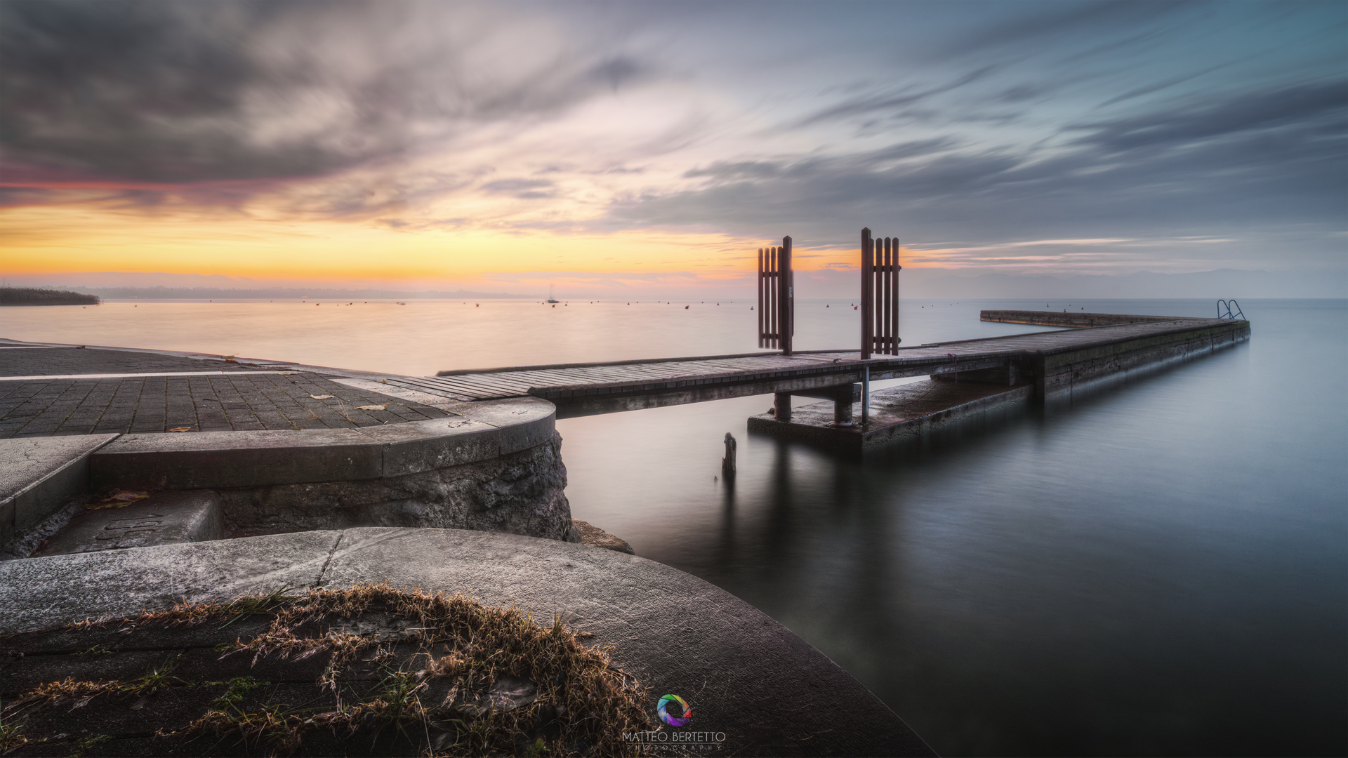 Pontile dell'Hotel Gasparina - Lago di Garda