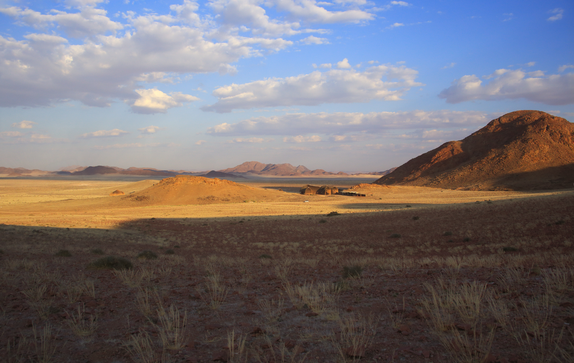 Sunrise over the Kalahari