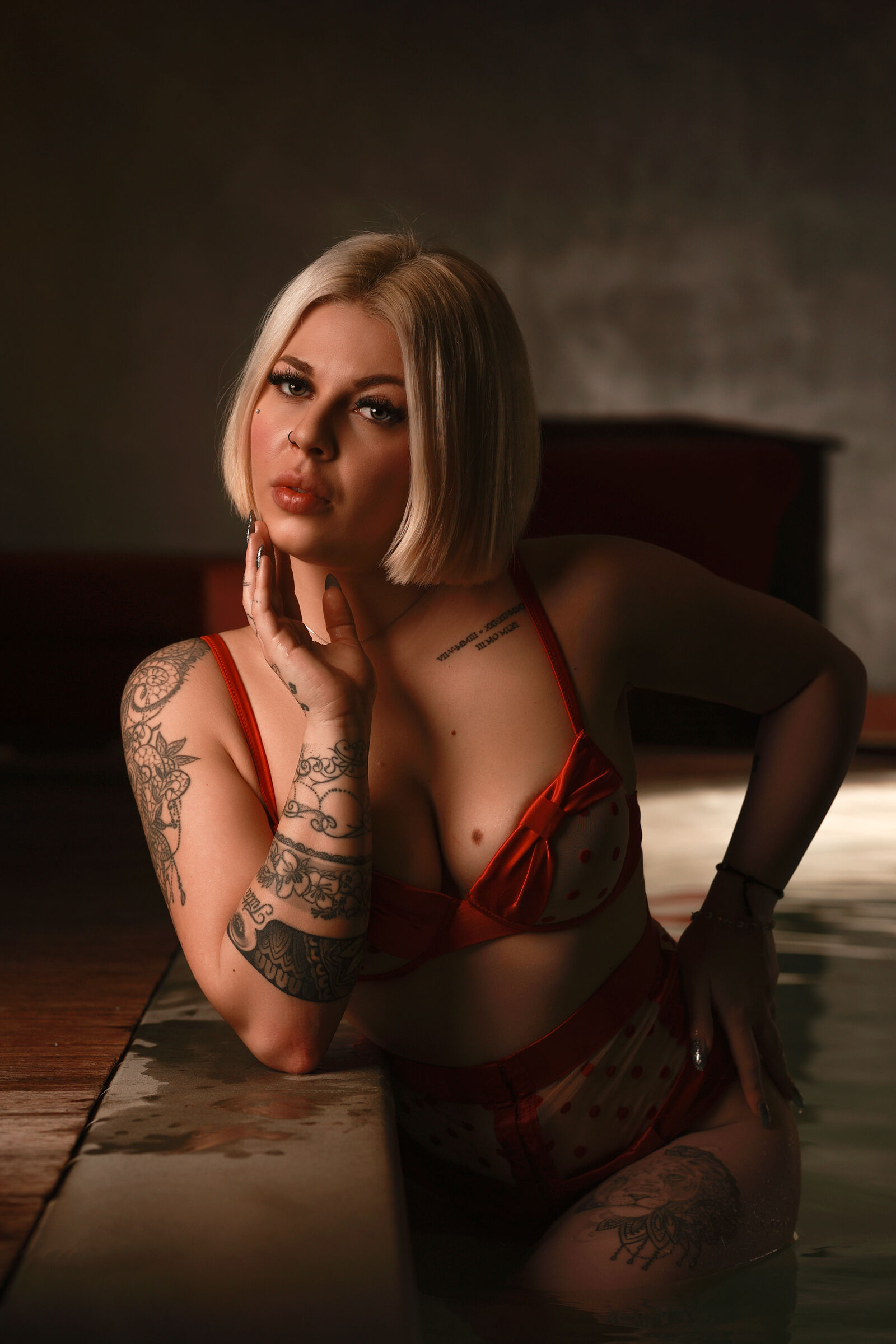 Blonde hair