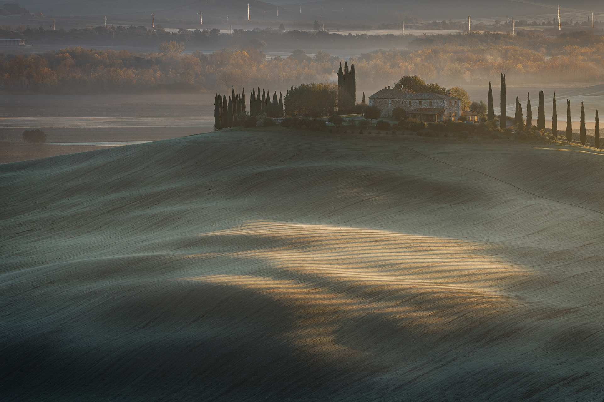 Sunrise at Agriturismo Poggio Covili