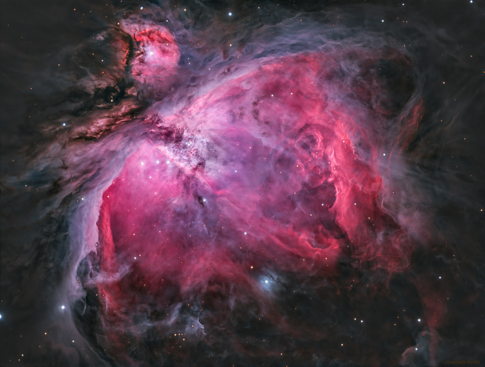 Nebulosa M42 in Orione v_2025  dati 2018