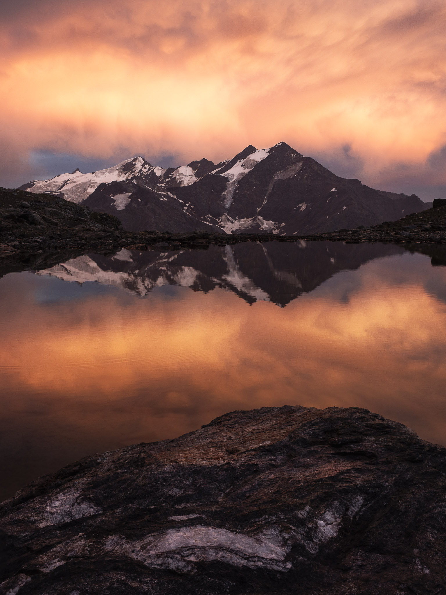 Sunset of fire