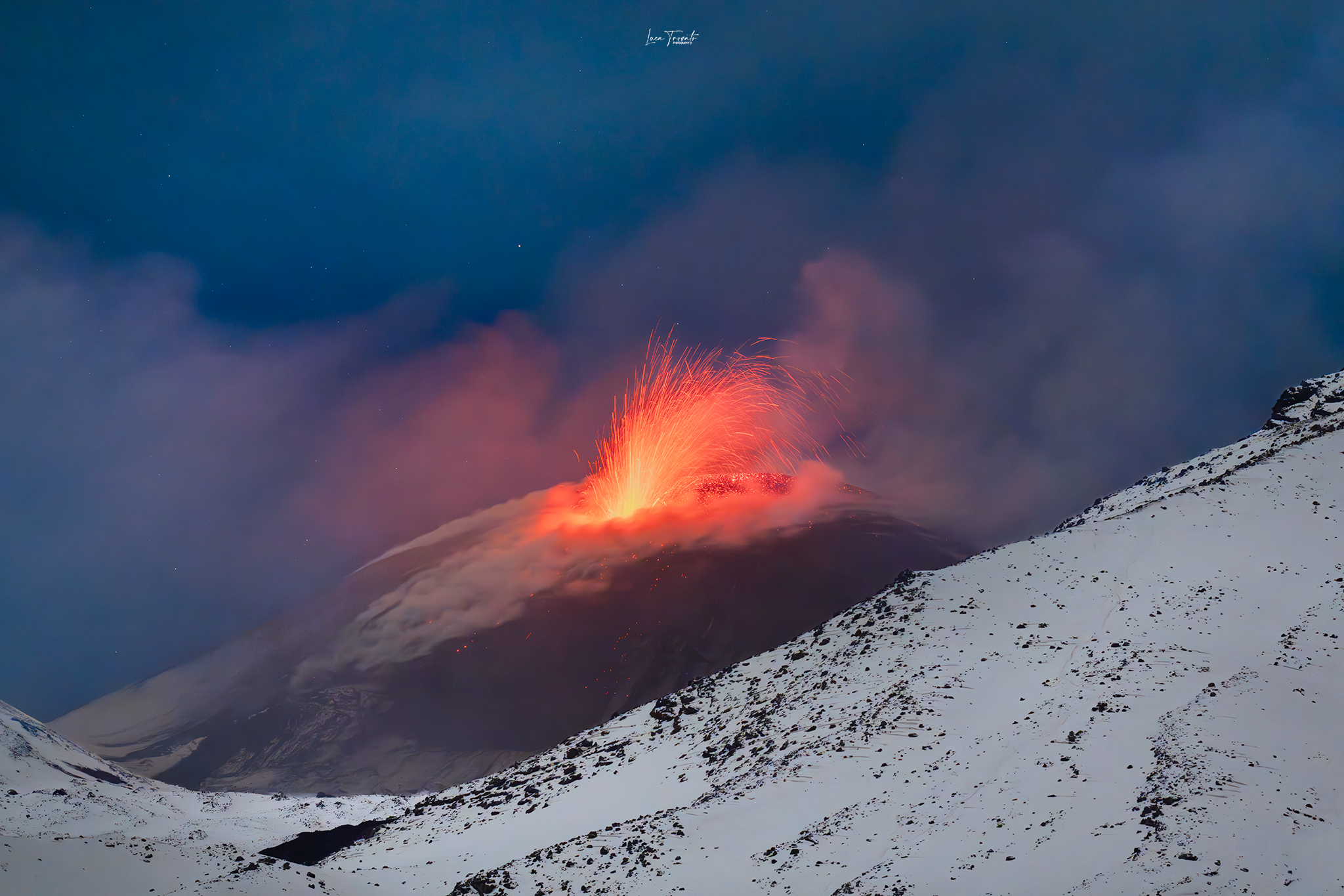 Etna. Cratere Voragine. 29 Dicembre 2025