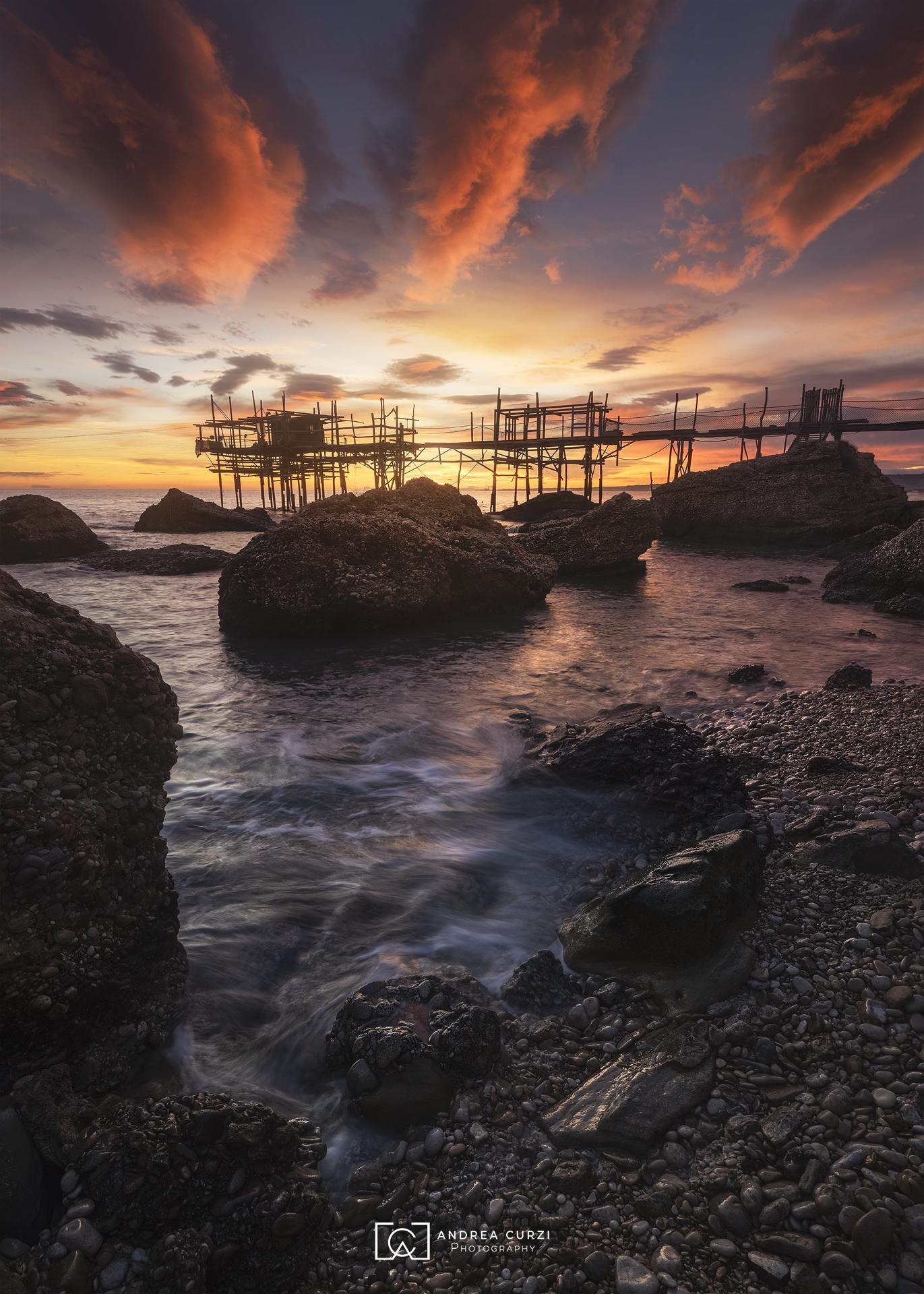 Sunrise at Trabocco Spezza Catena on the Trabocch Coast