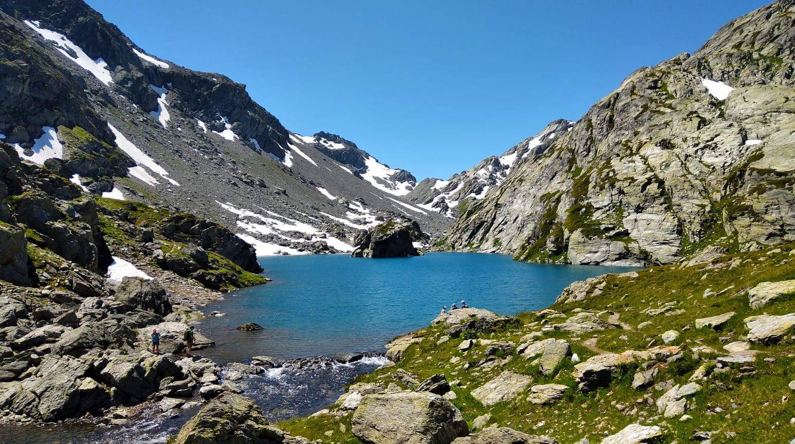 Lake Bellecombe Aosta Valley