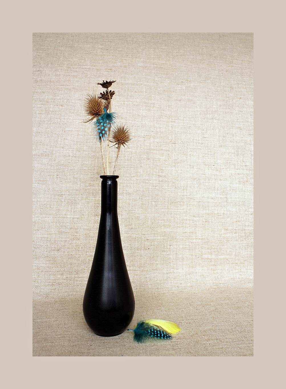 still life with a vase