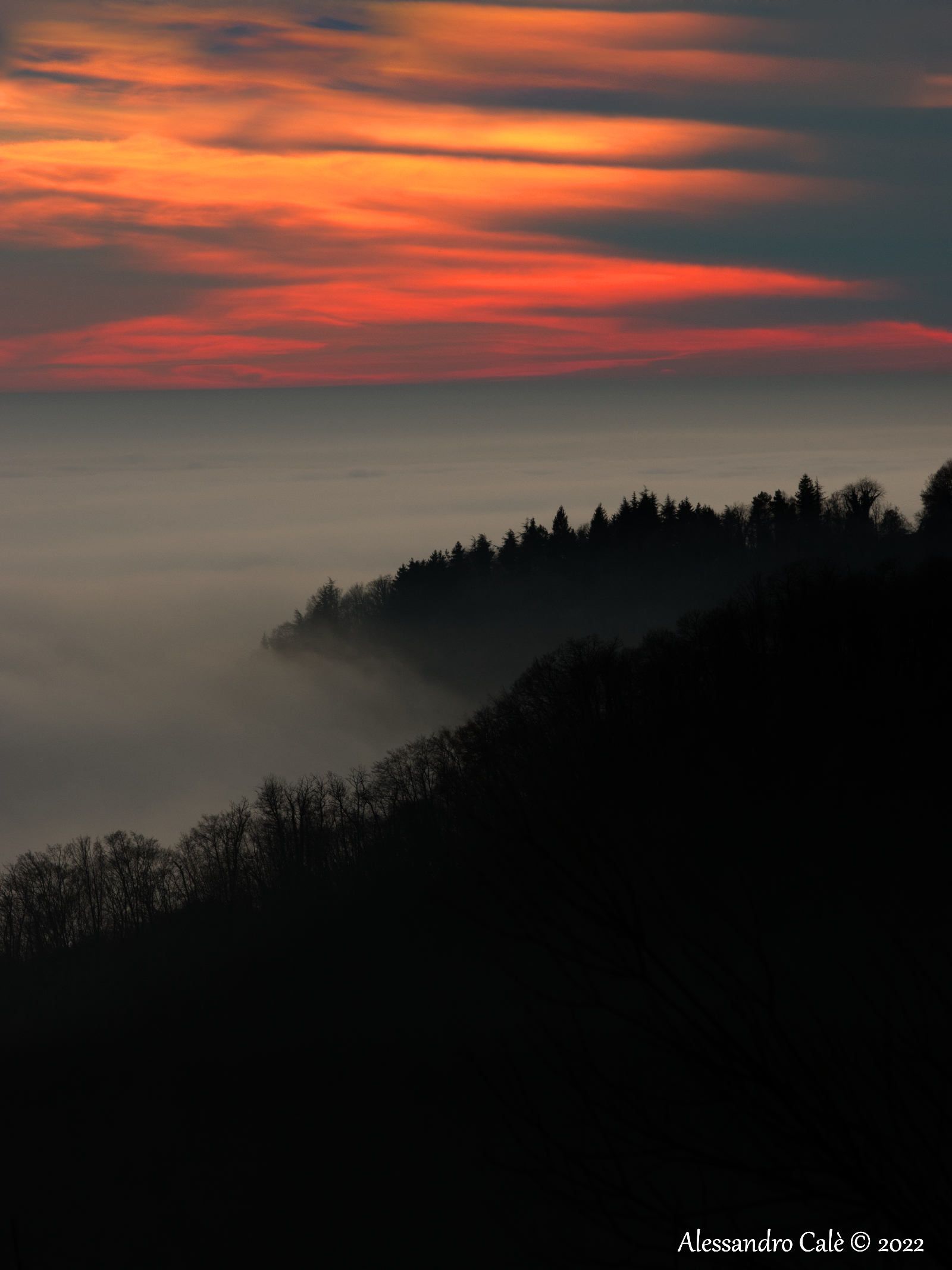 Sunset over a Sea of Fog 5027