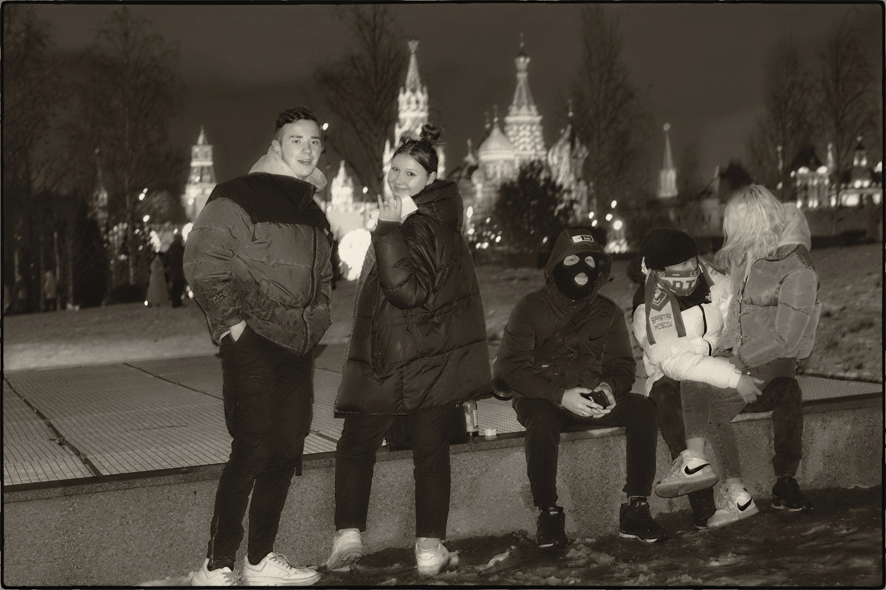 Un gruppo dei ragazzi