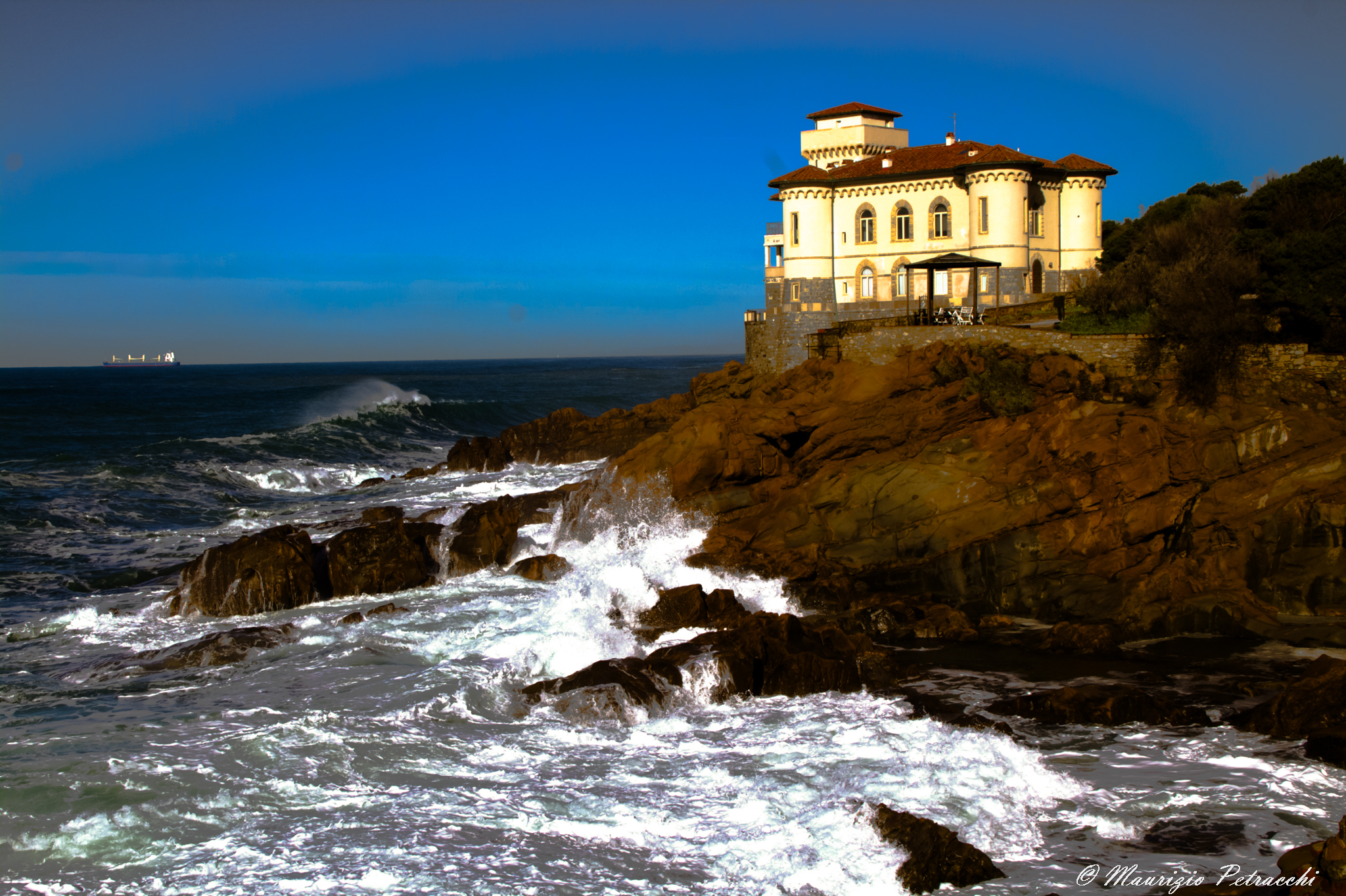 Castel Boccale with Libeccio