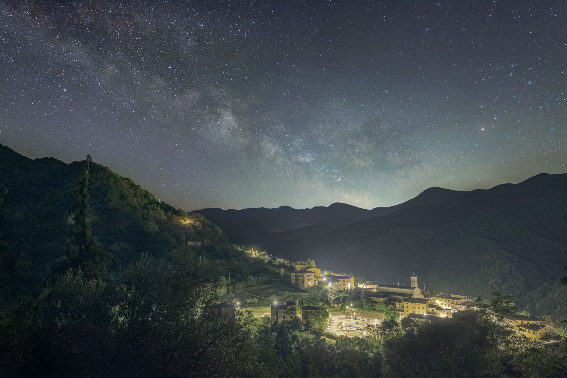 San Godenzo e la Via Lattea