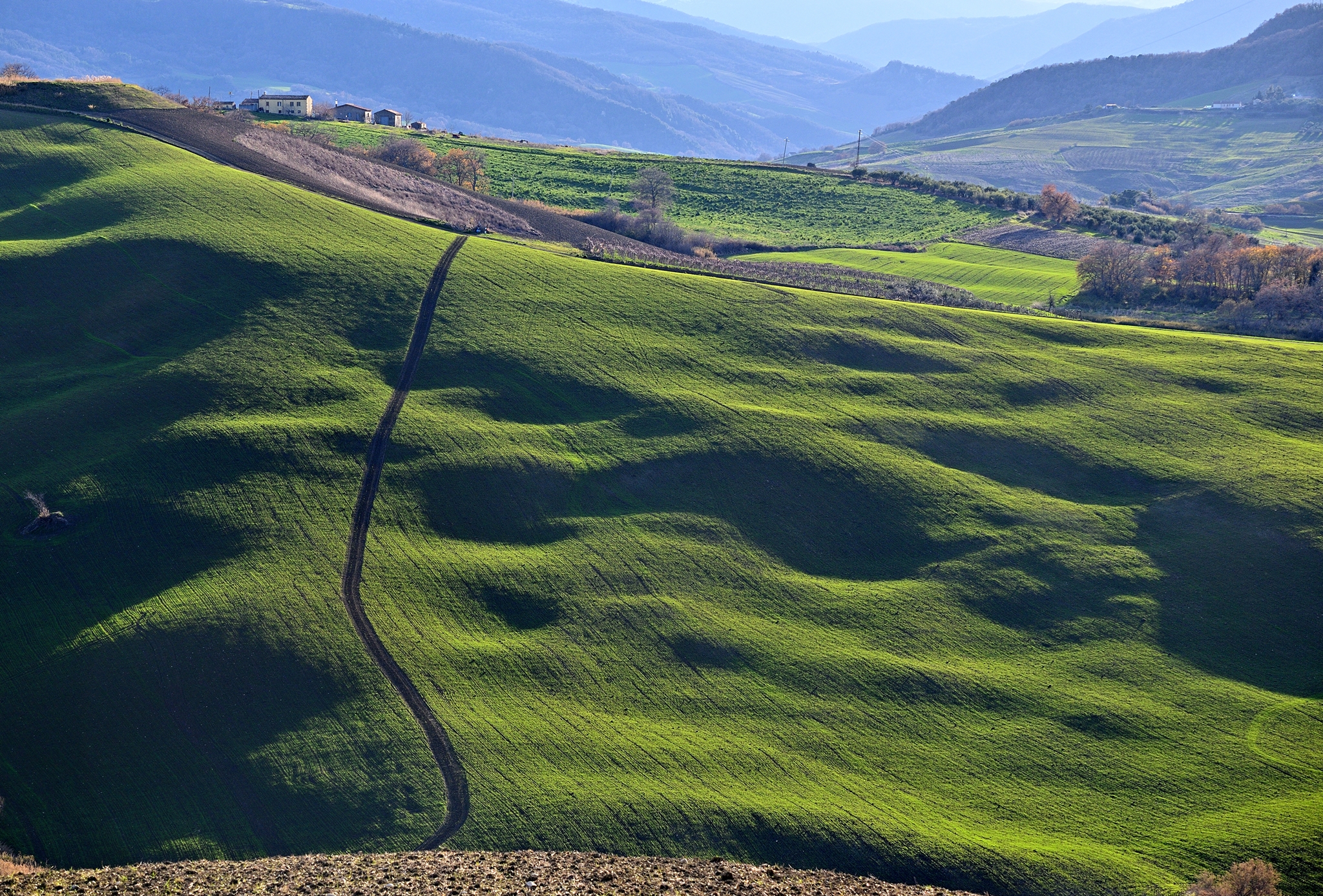 Verso valle