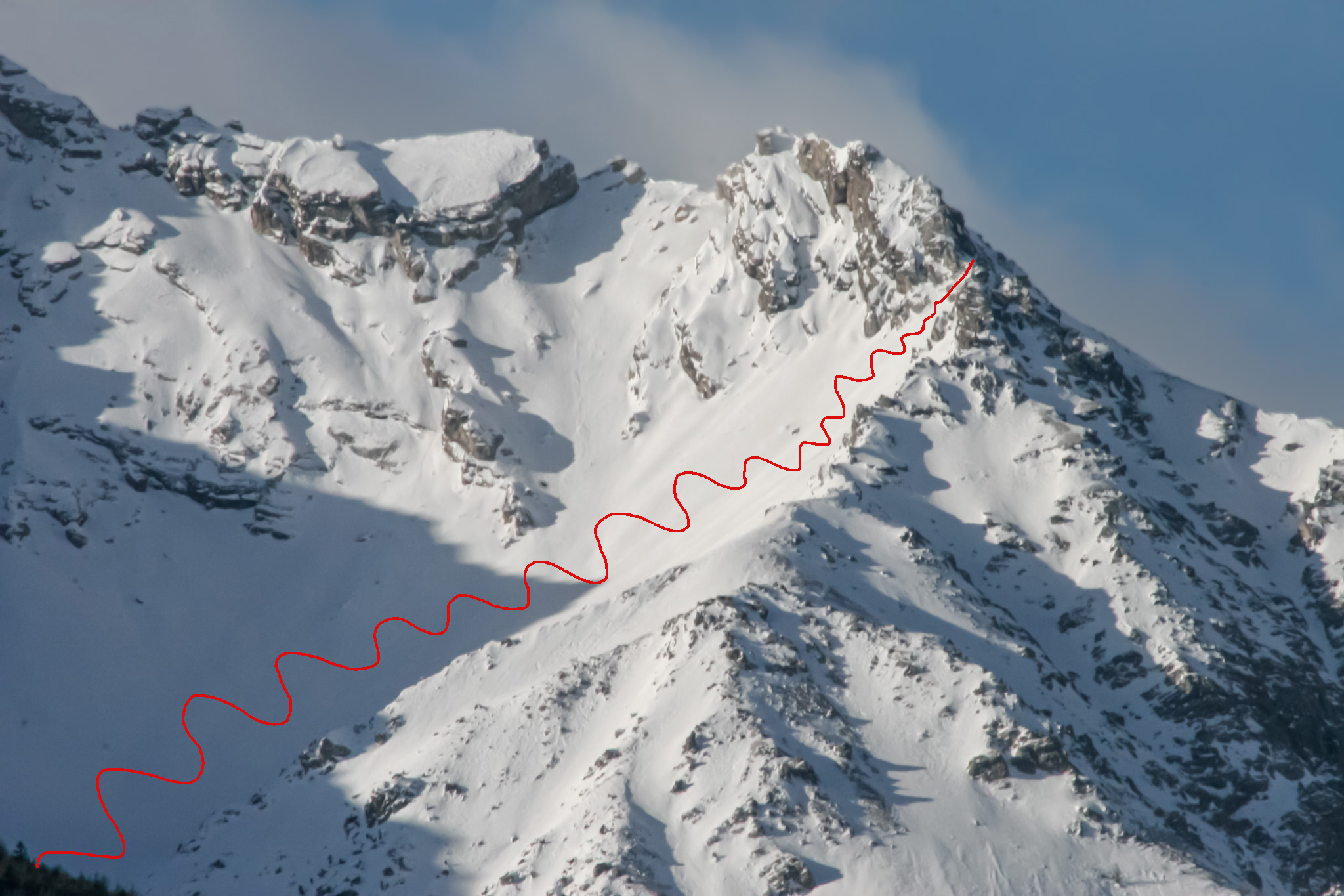 giro della punta clotesse 1/4