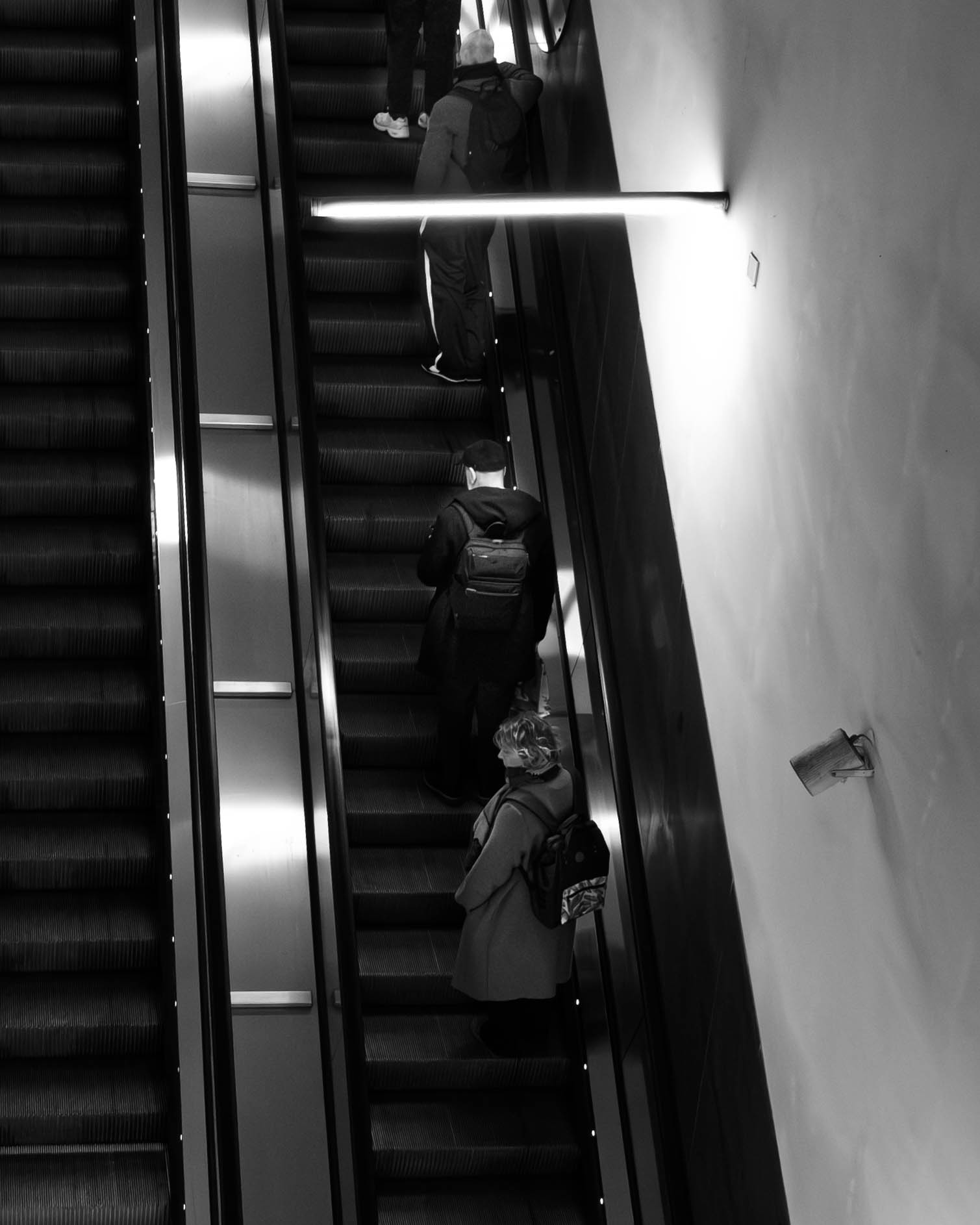 Naples Metro Escalator