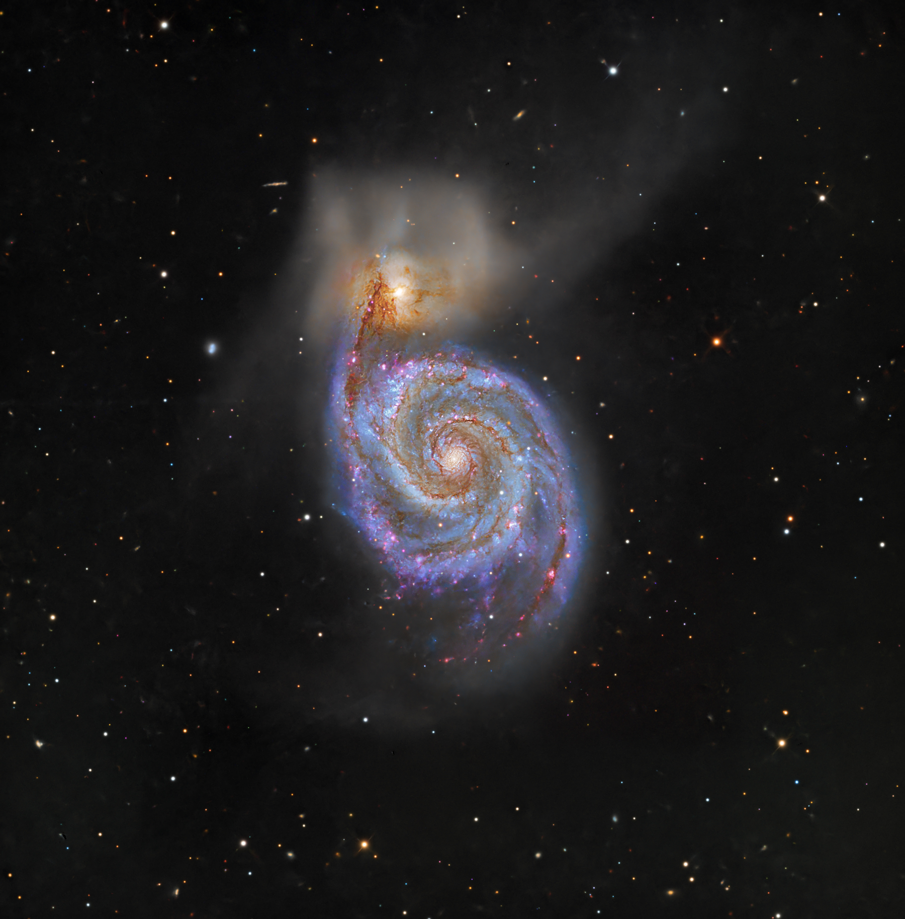 M51 The Whirlpool Galaxy