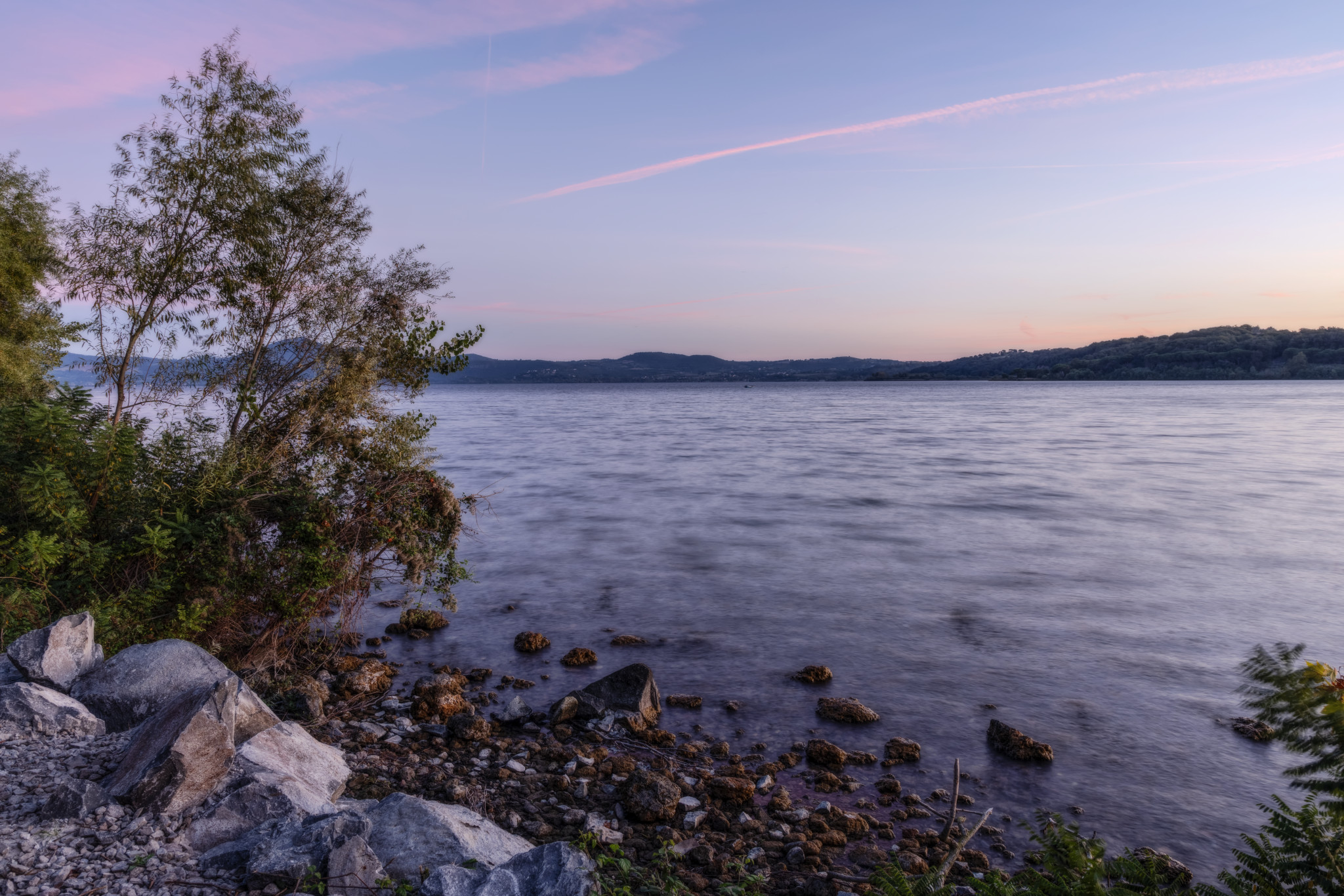 The colors of Lake Bracciano