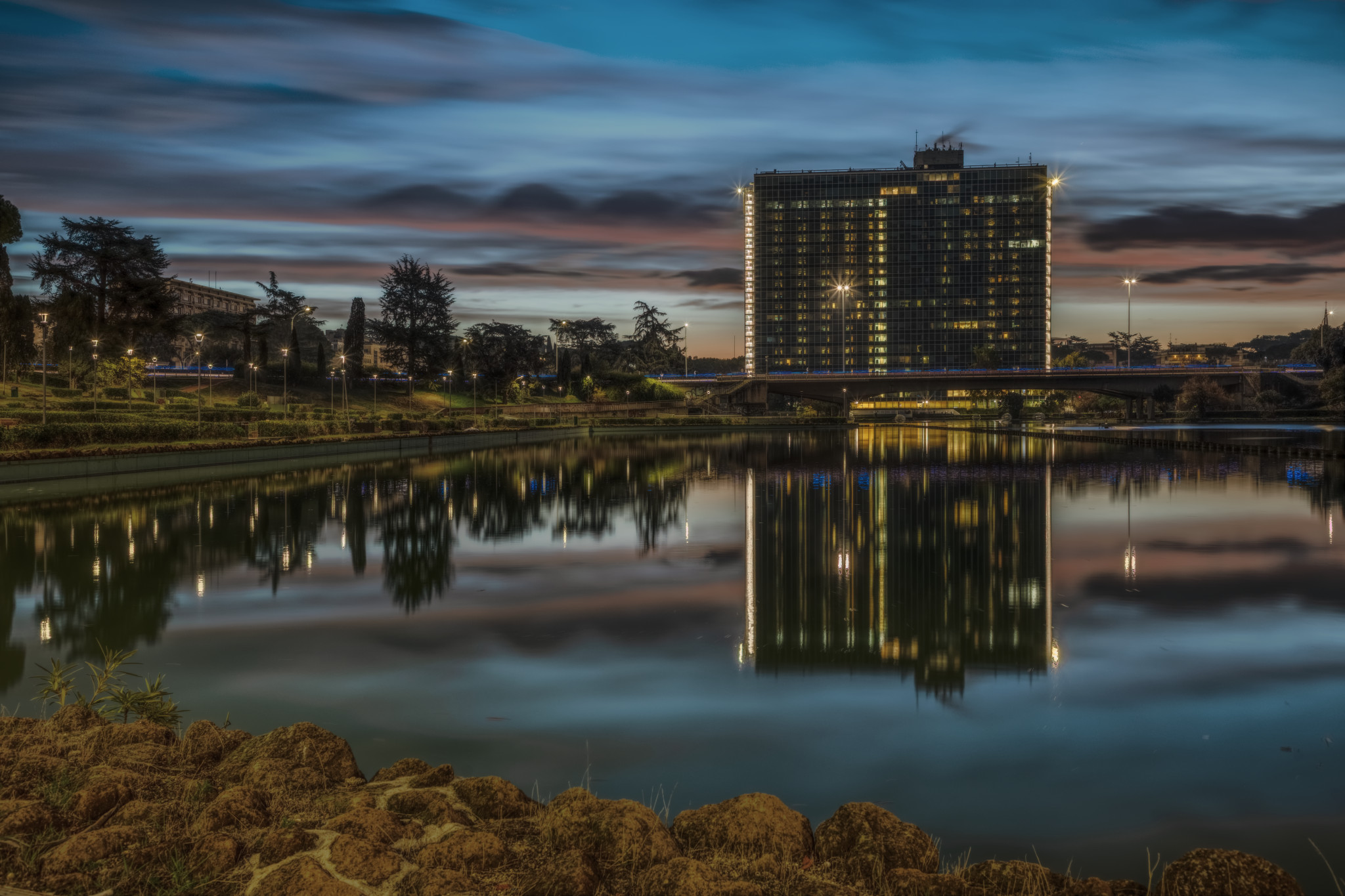 First colors of the day