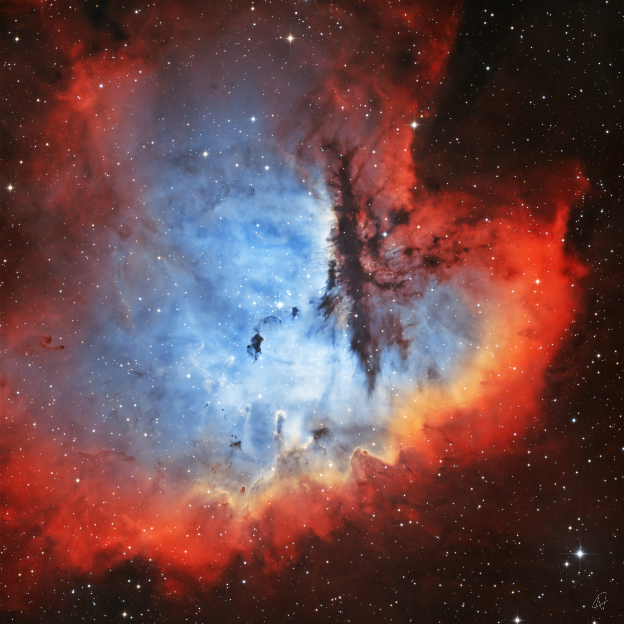 Close up sulla Nebulosa Pacman - NGC 281