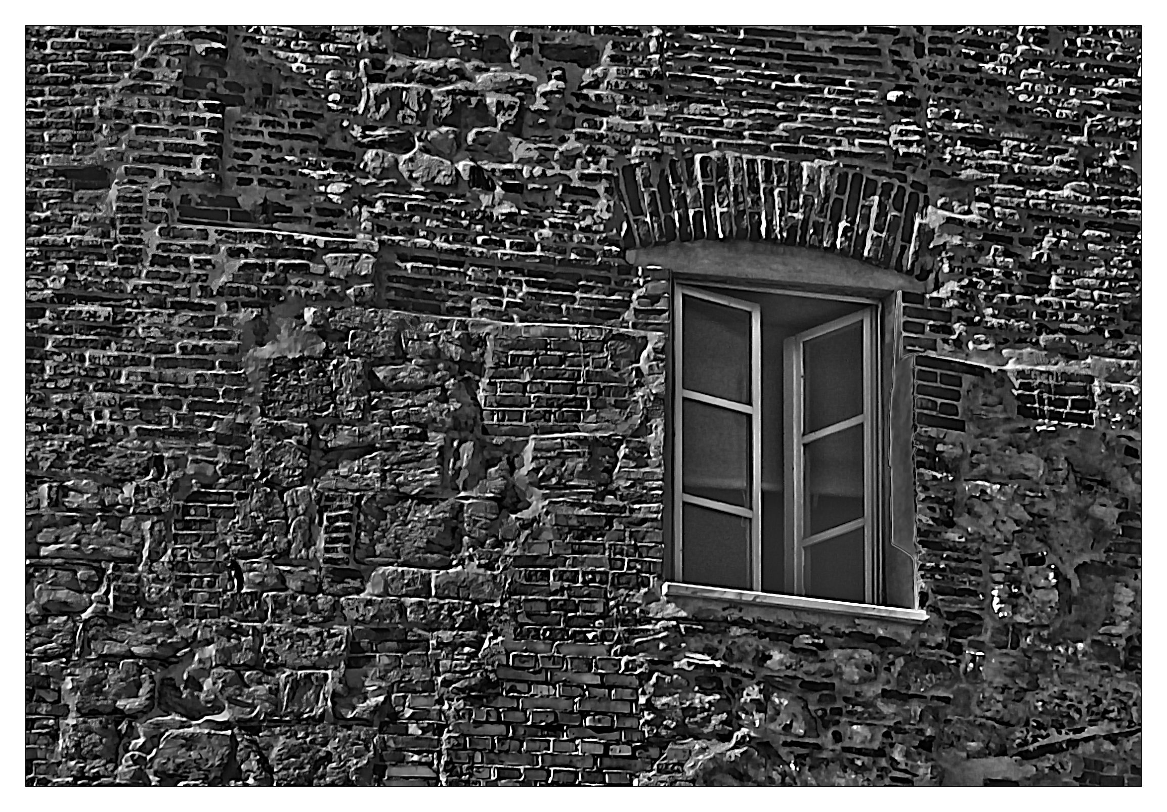 Window (b&w)