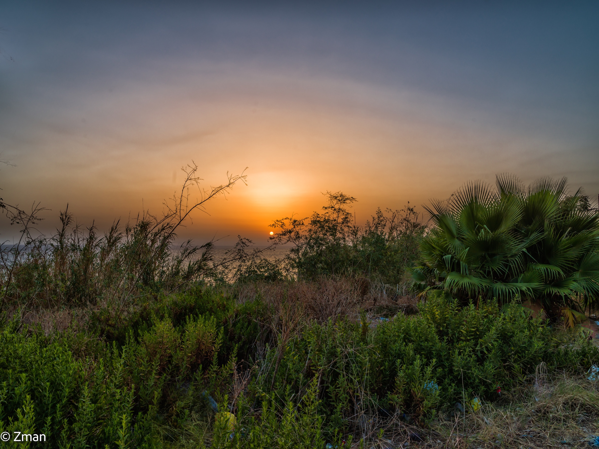 Tramonto nella zona di Al Raouche