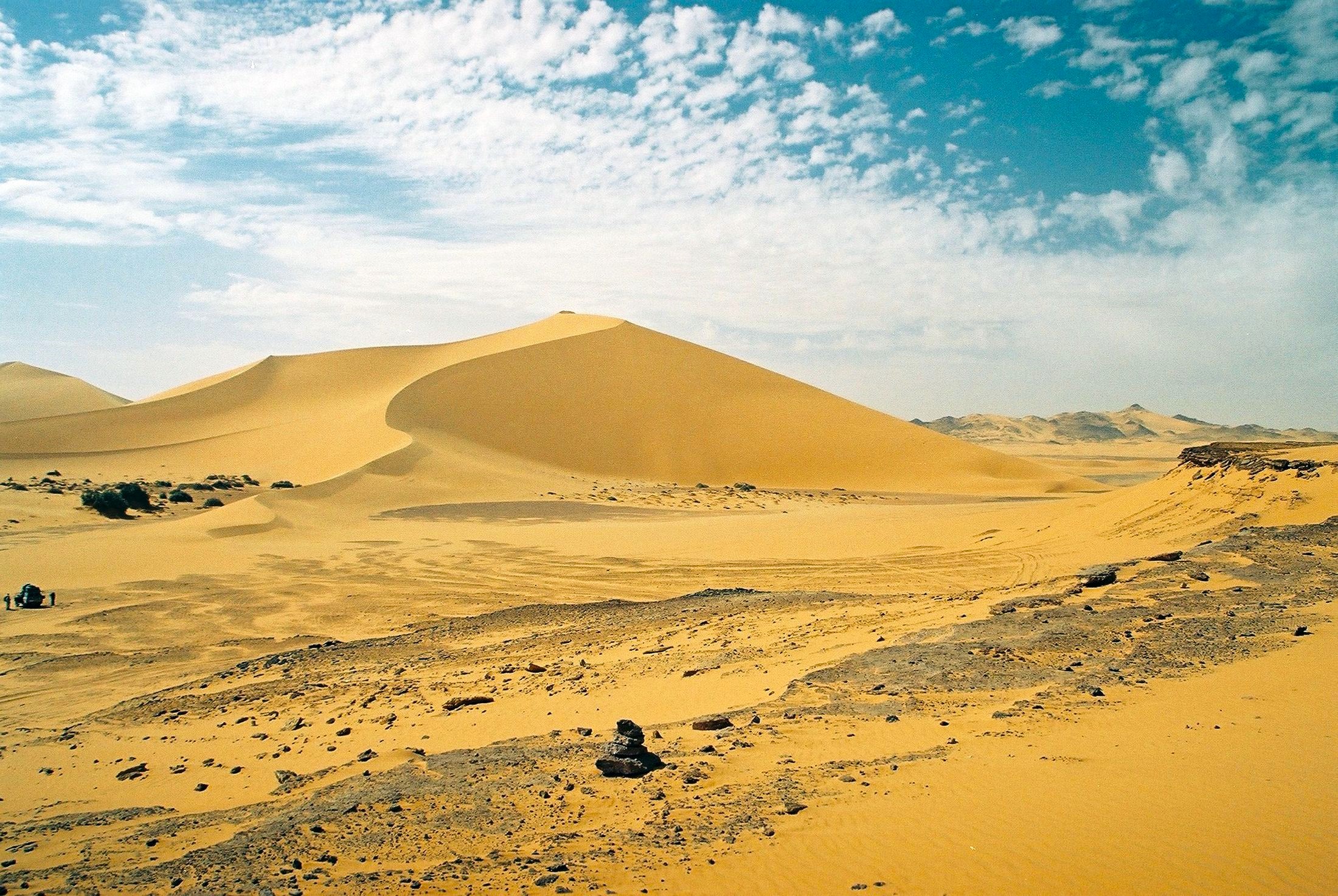 Clouds on the dune