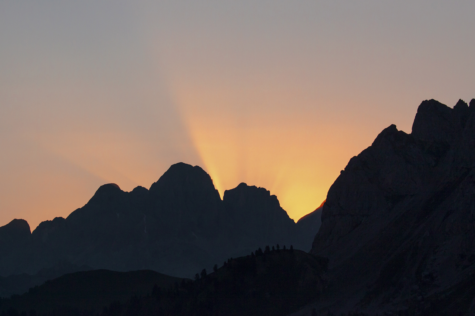 Alba a Pozza di Fassa