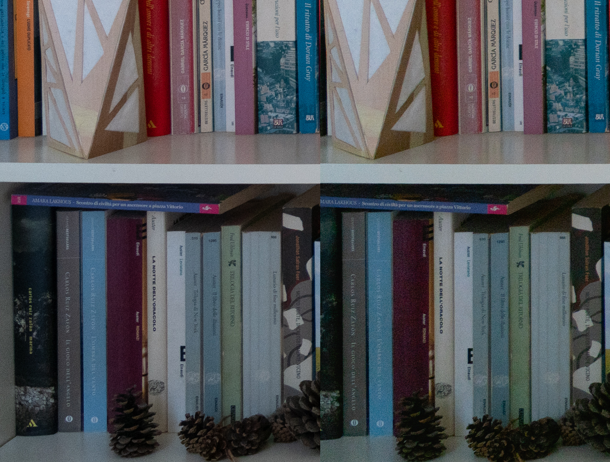 comparison A7R II ISO 640-100