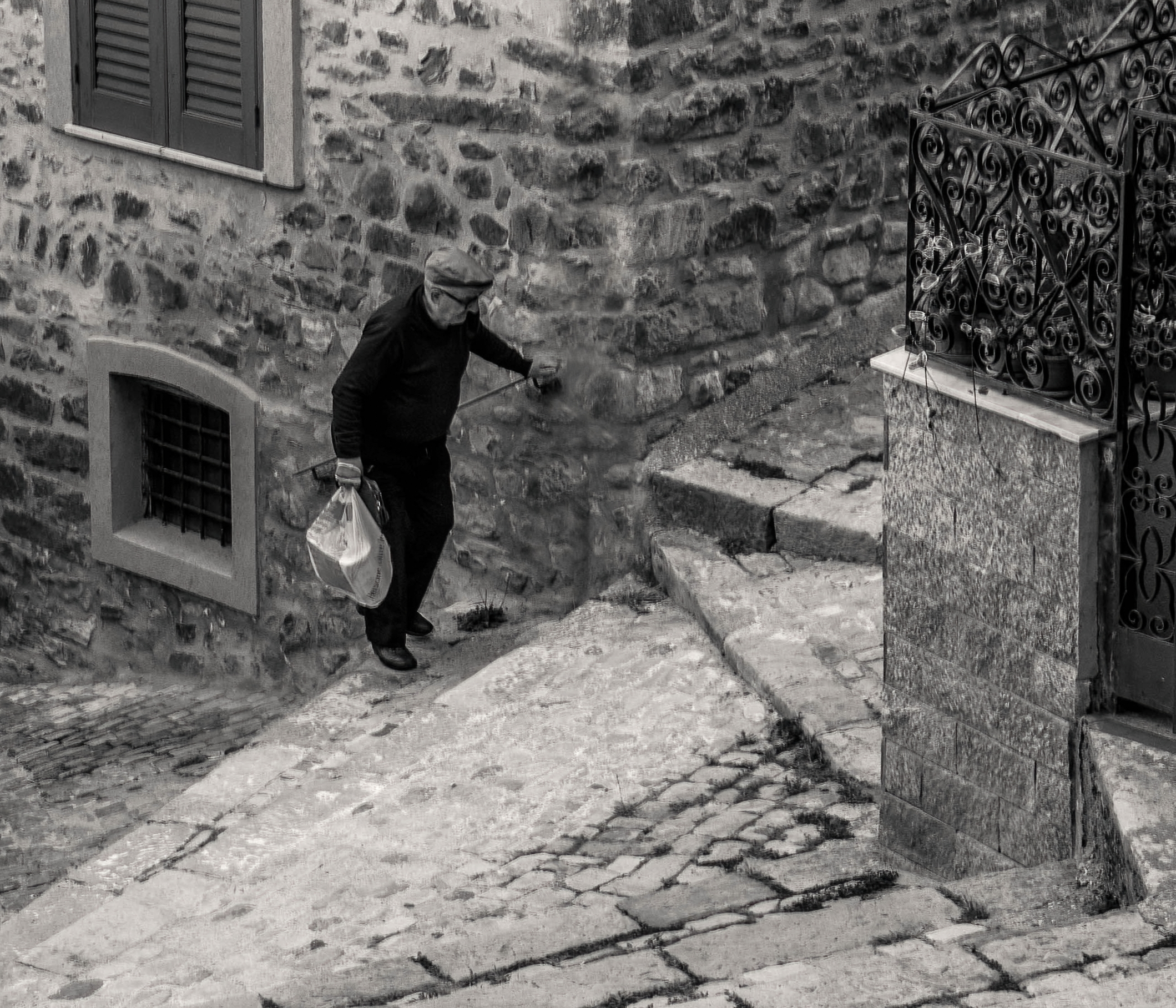 How hard the climb is....