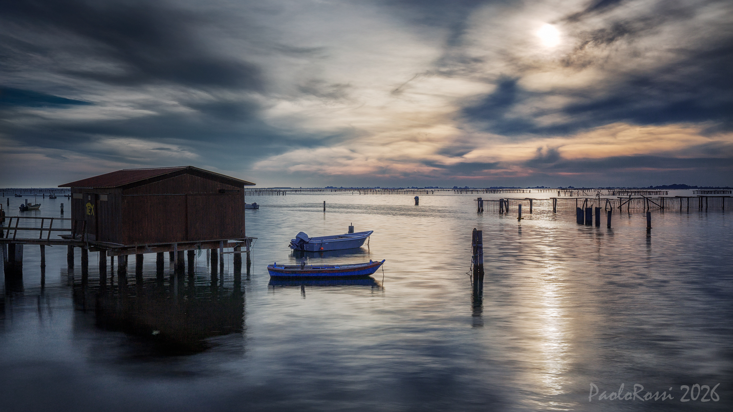 La Sacca at sunset...
