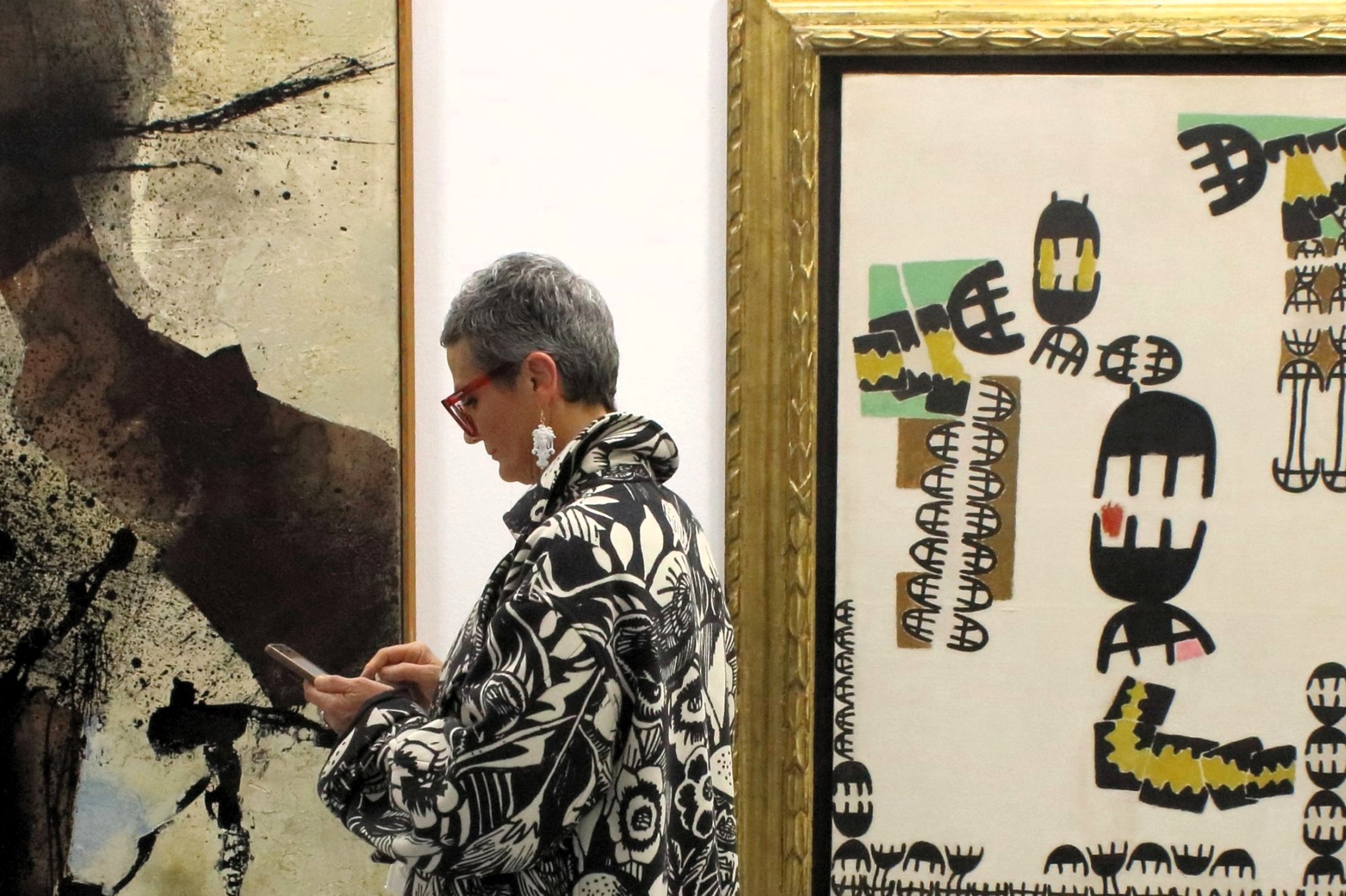 Giacca e orecchini d'autore