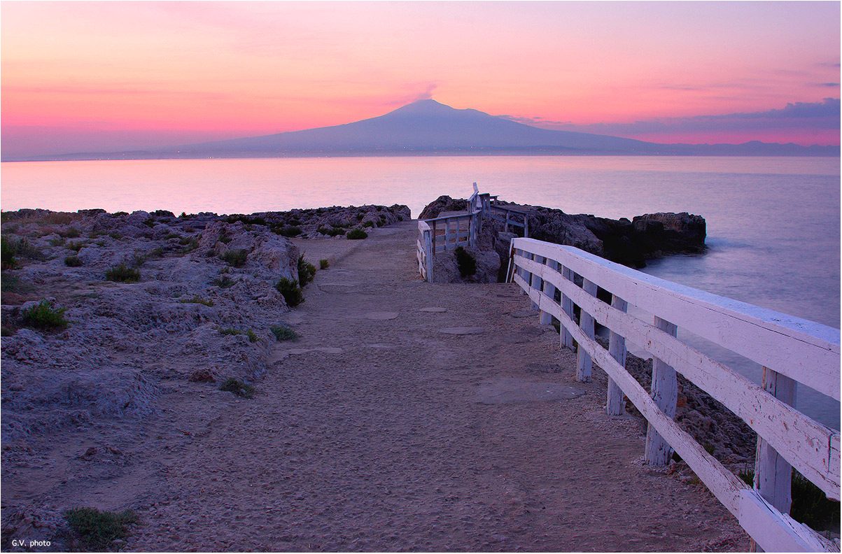 l'Etna vista da Brucoli