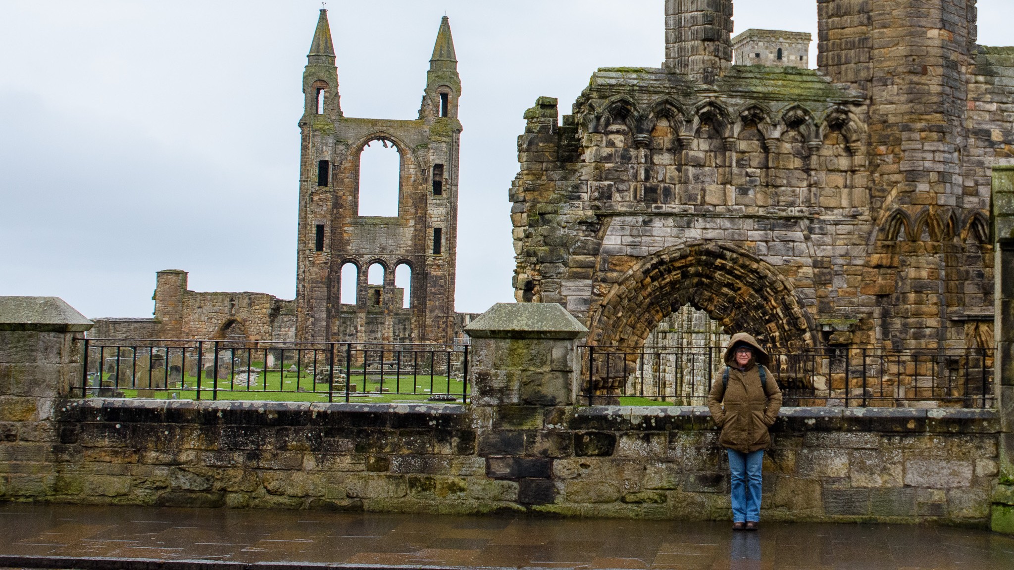 Anna sotto la pioggia