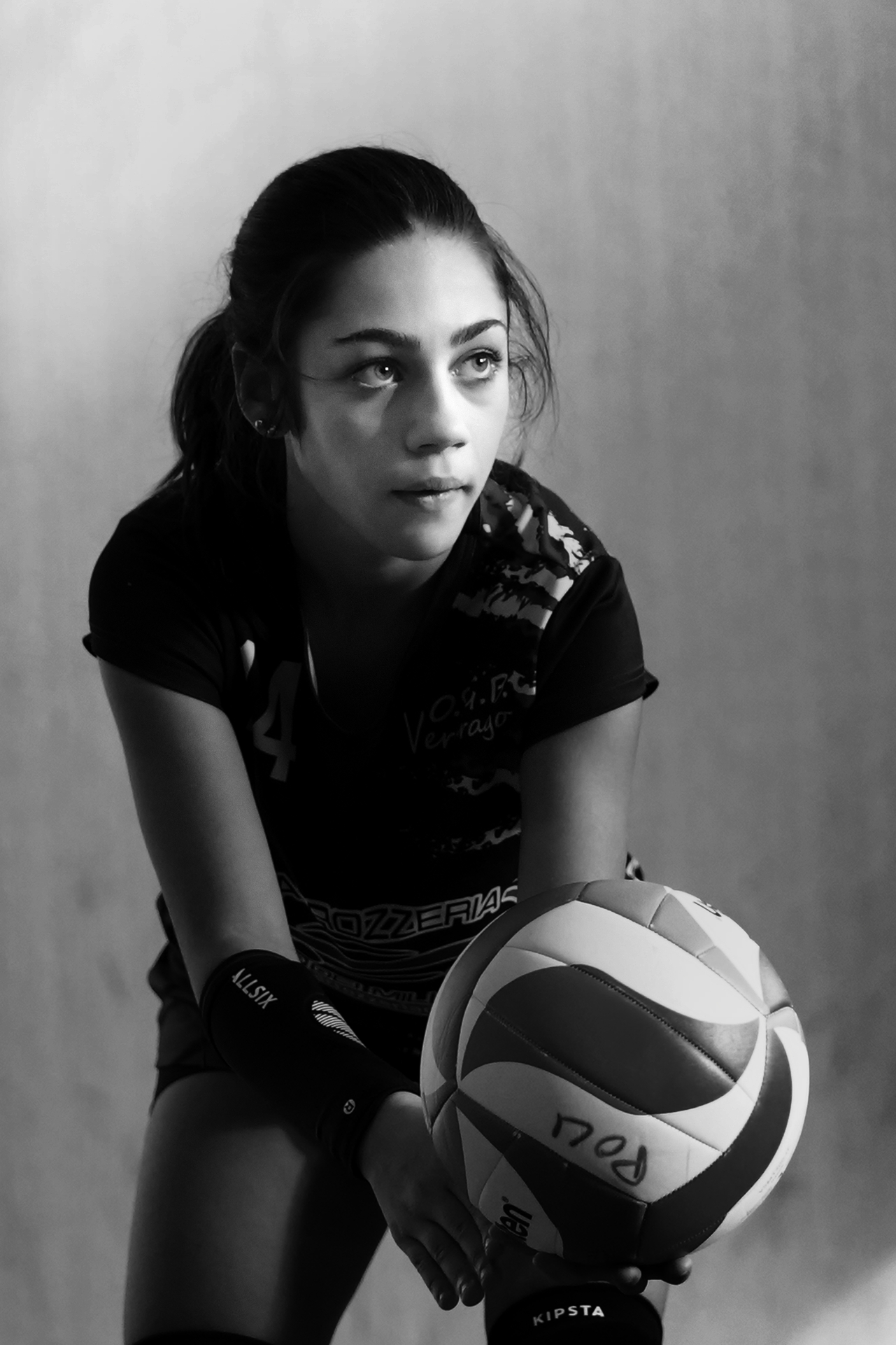 Volley Black & White Brigida