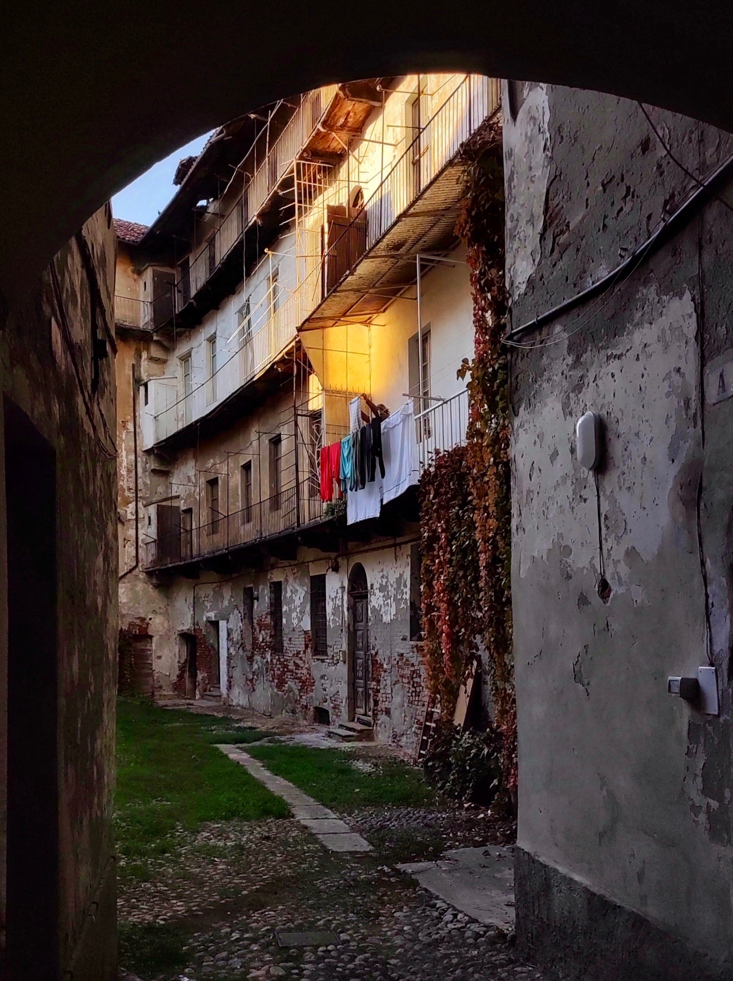 Even hanging laundry has its charm
