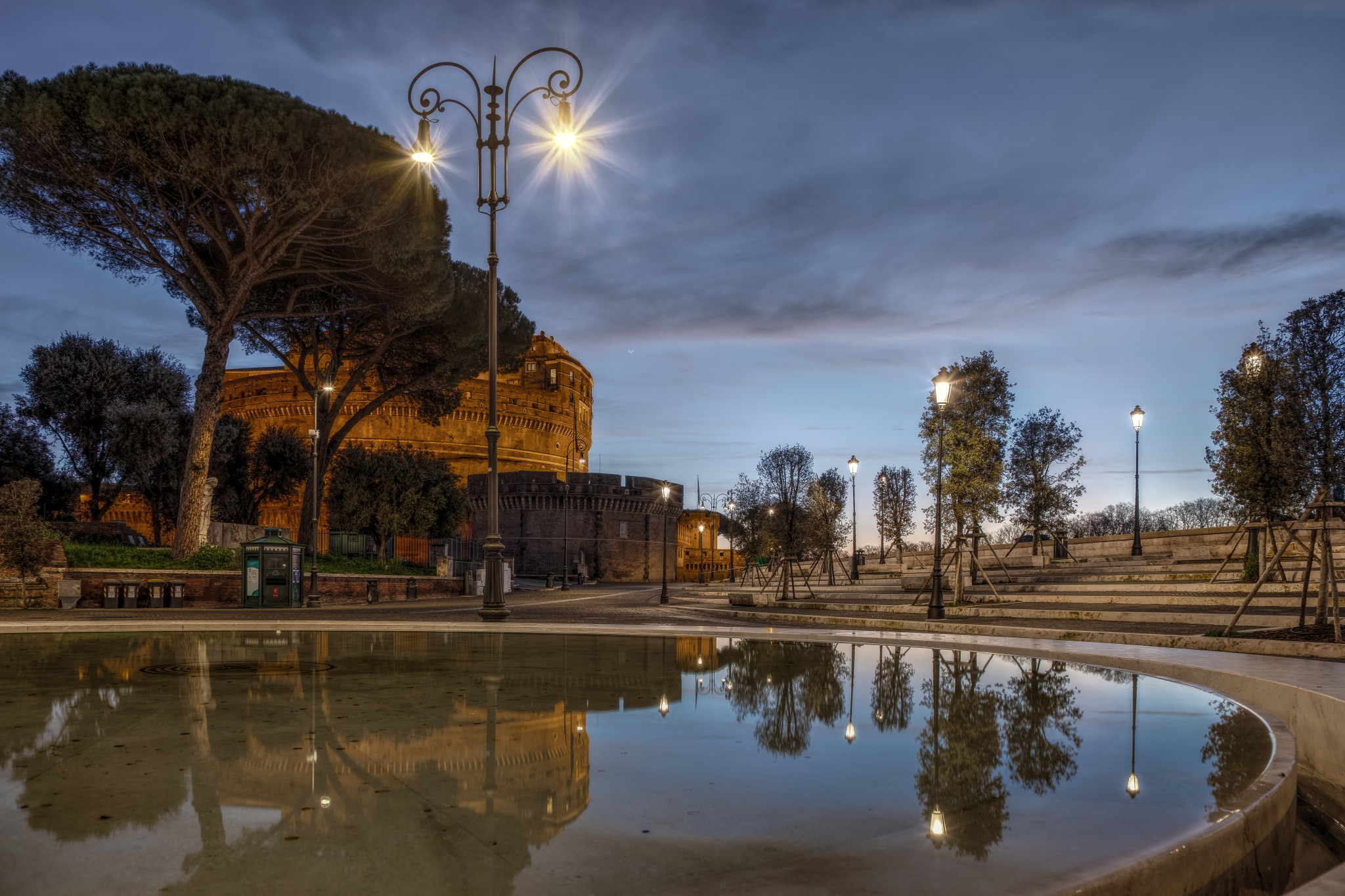 Reflexes in the early morning