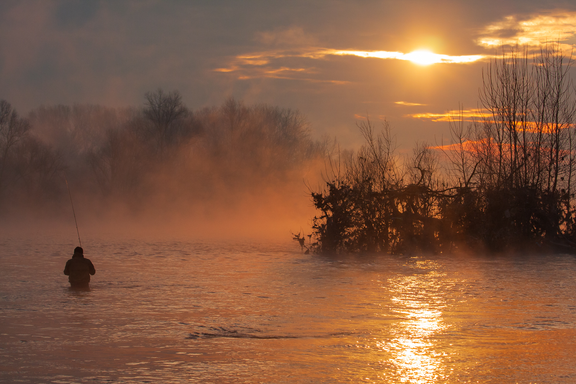 Luci nascenti sull'Adda