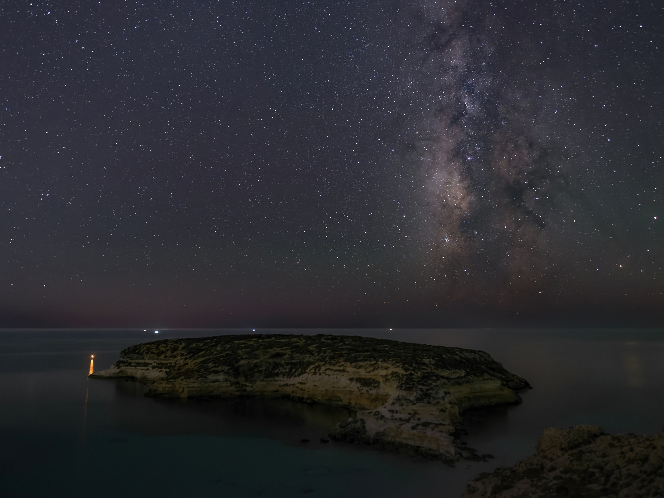 La Via Lattea sull'Isola dei Conigli