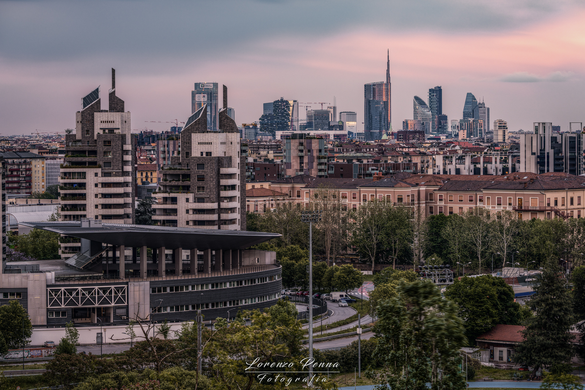 Milanese skyline