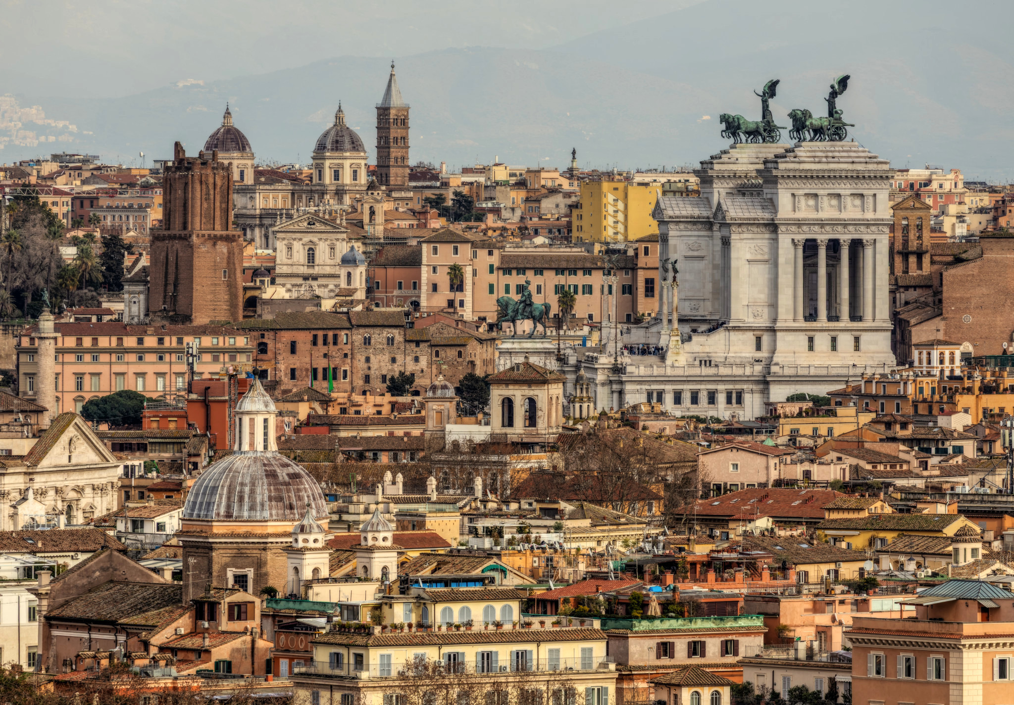 Panorama of the city of the Hills