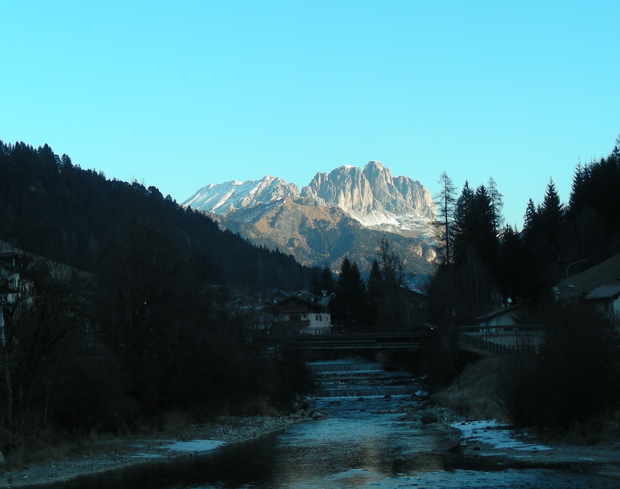Soraga attraversamento del fiume Avisio