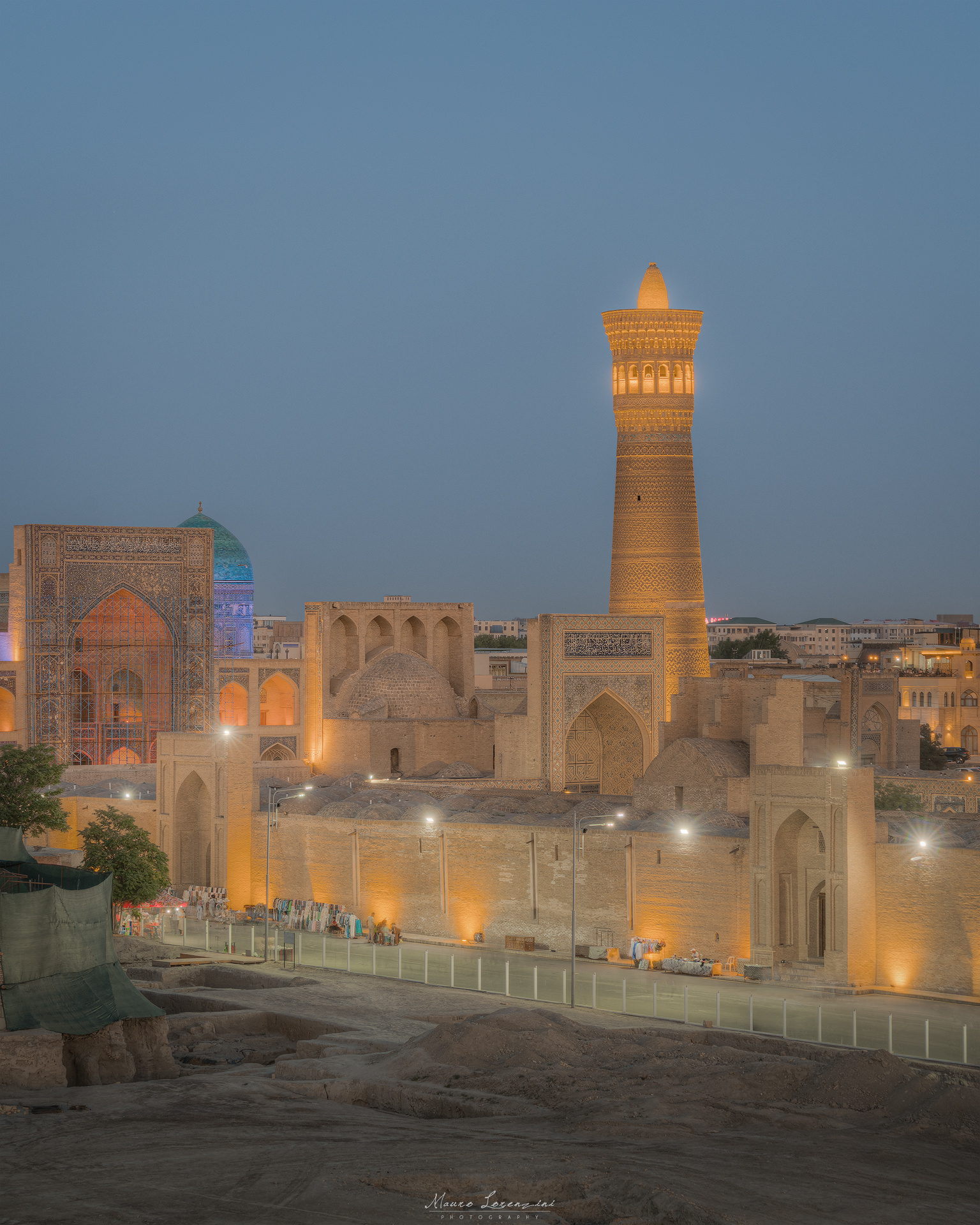 Minareto all'ora blu