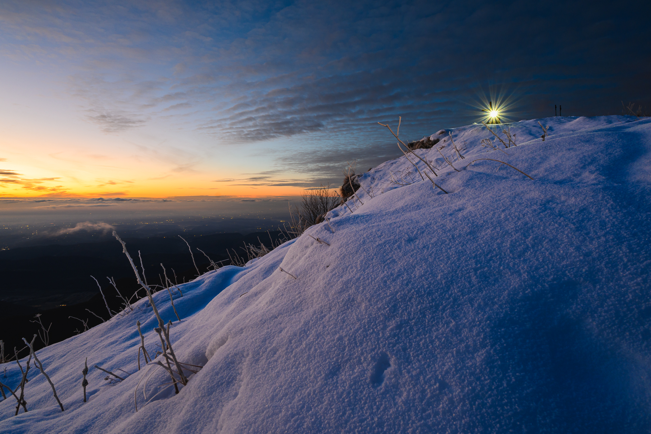 Sunrise at Cima Vallon Scur
