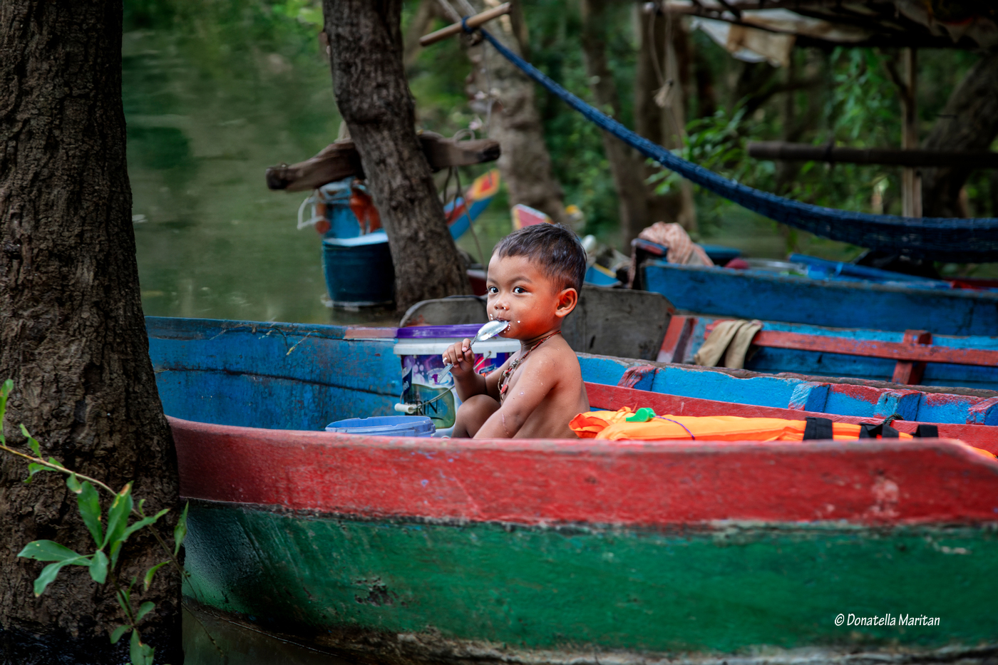 Lago Tonle Sap la merenda