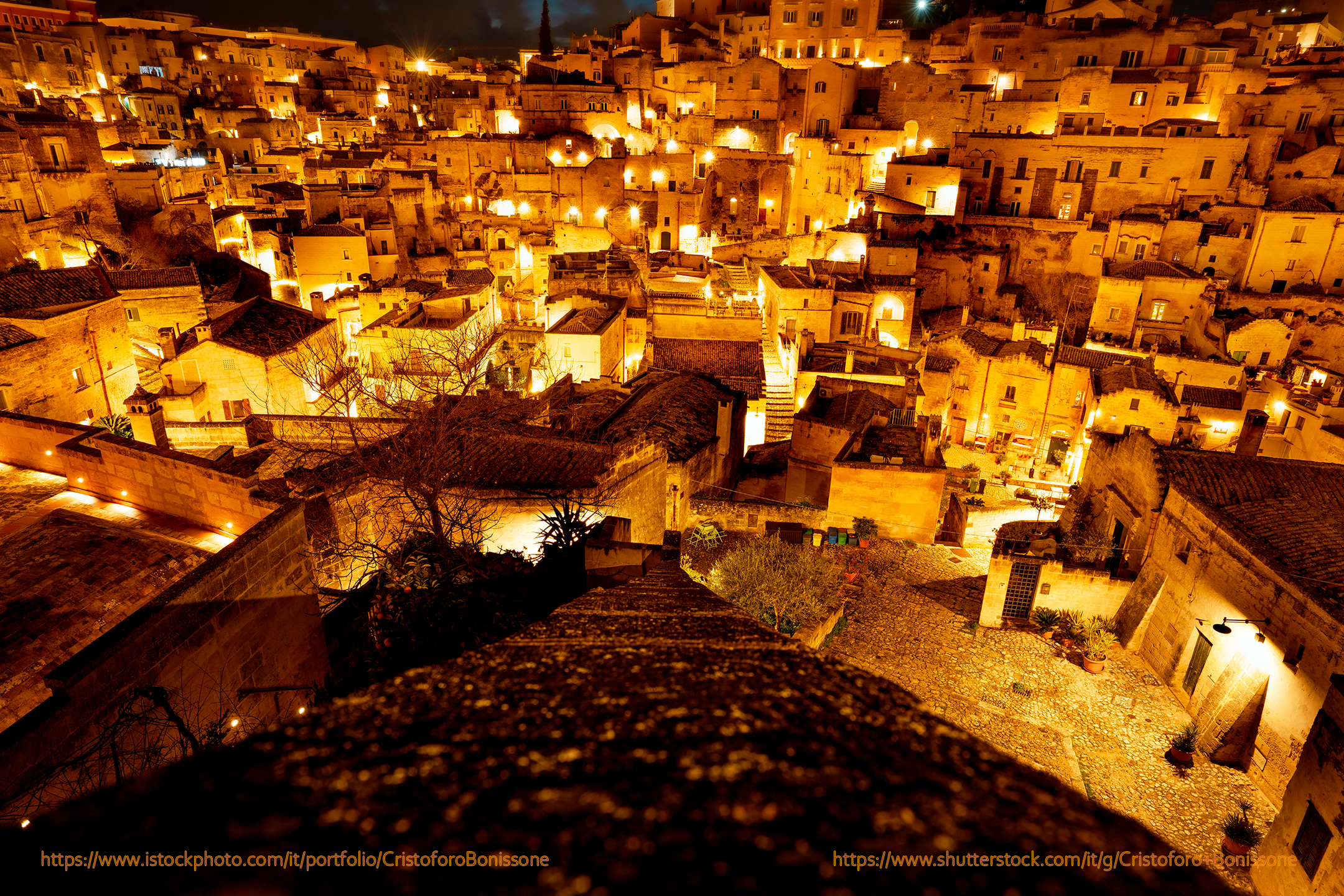 #matera #sassidimatera #natale #notte #bynight
