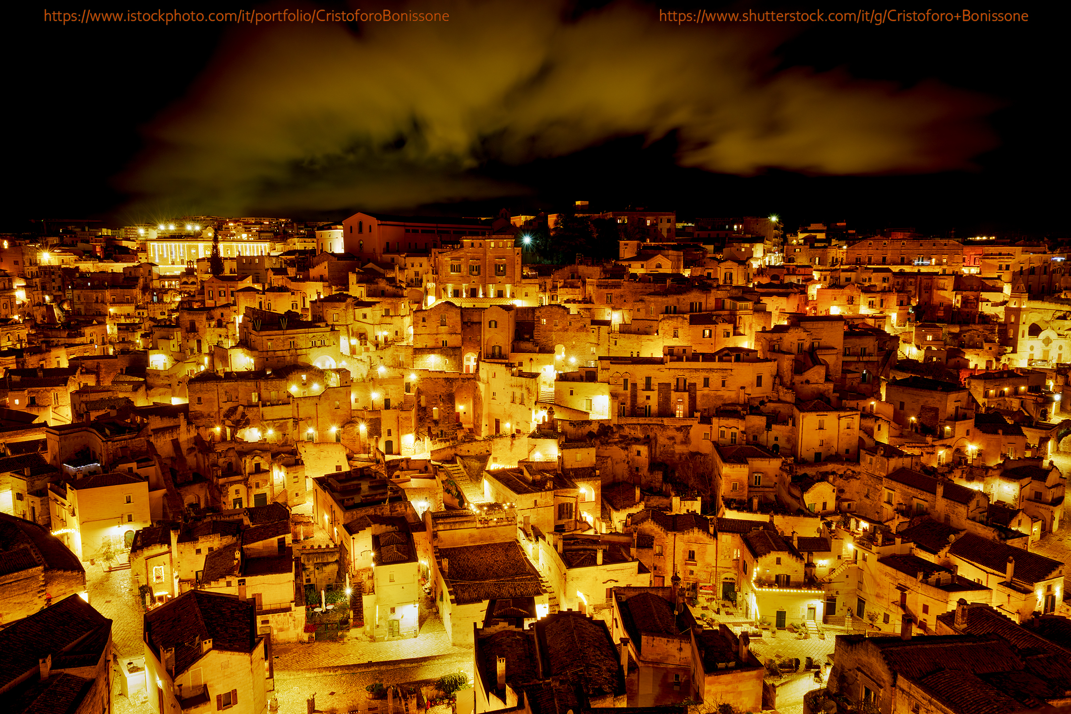 #matera #sassidimatera #natale #notte #bynight