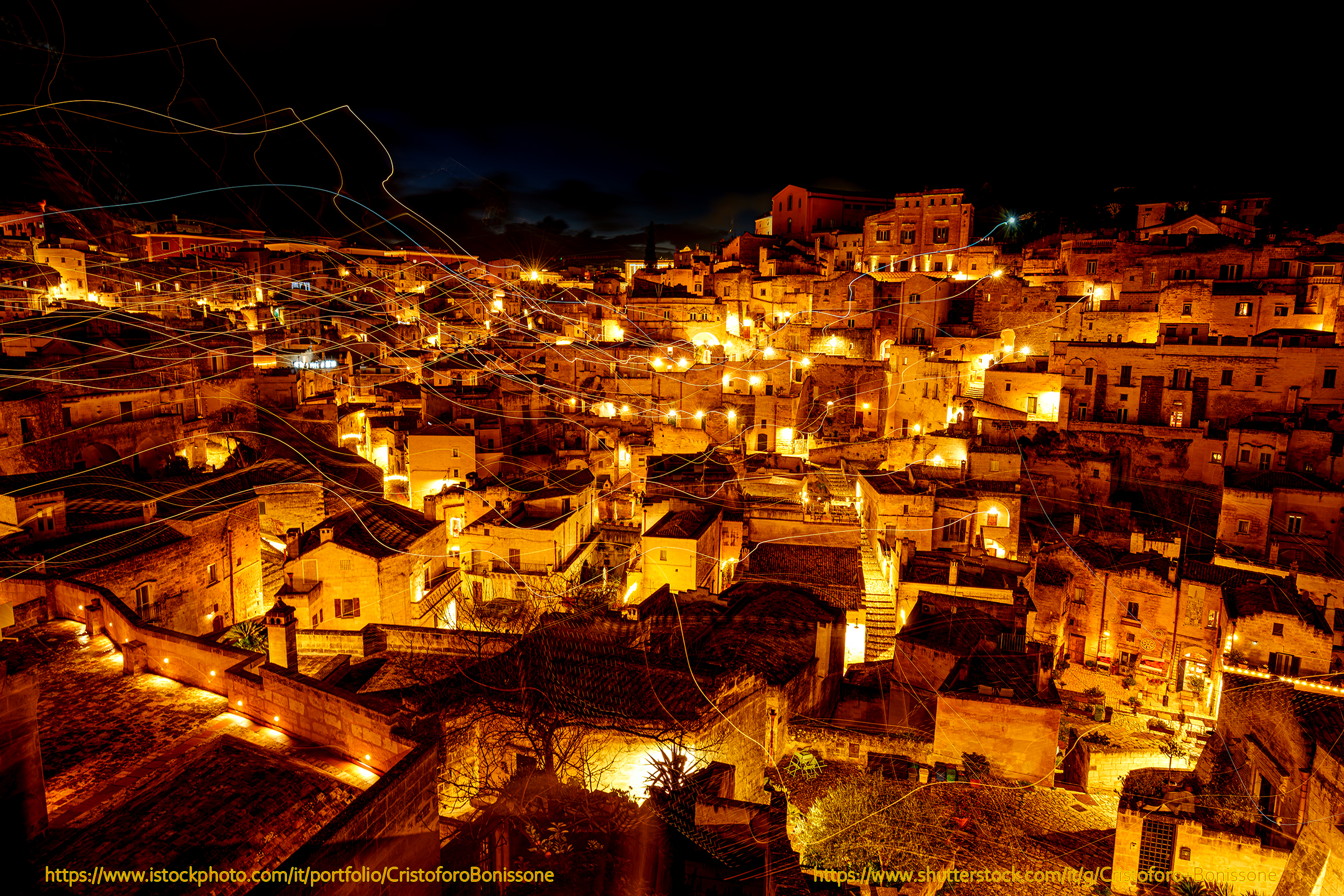 #matera #sassidimatera #natale #notte #bynight