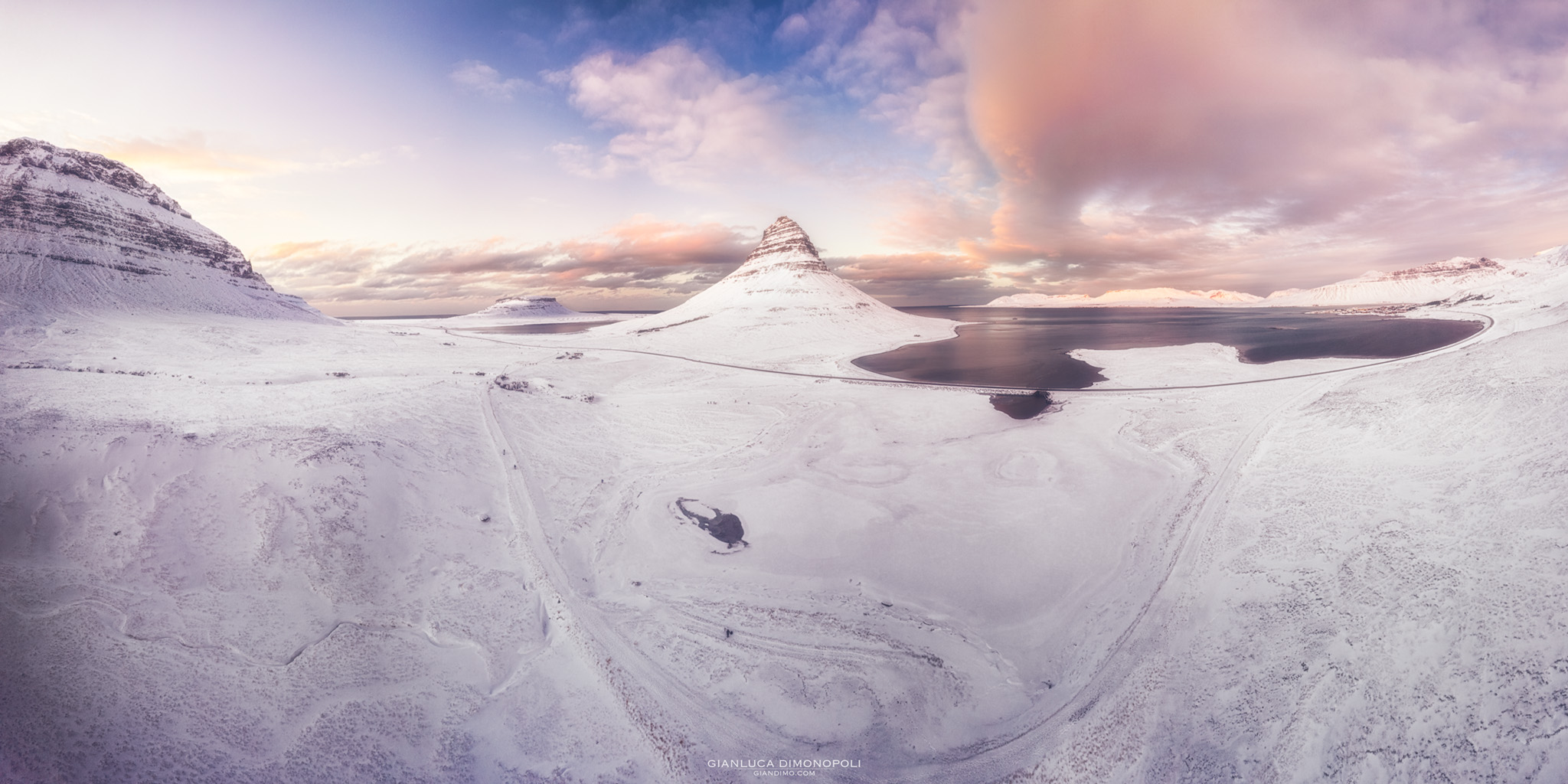 Aerial Kirkjufell