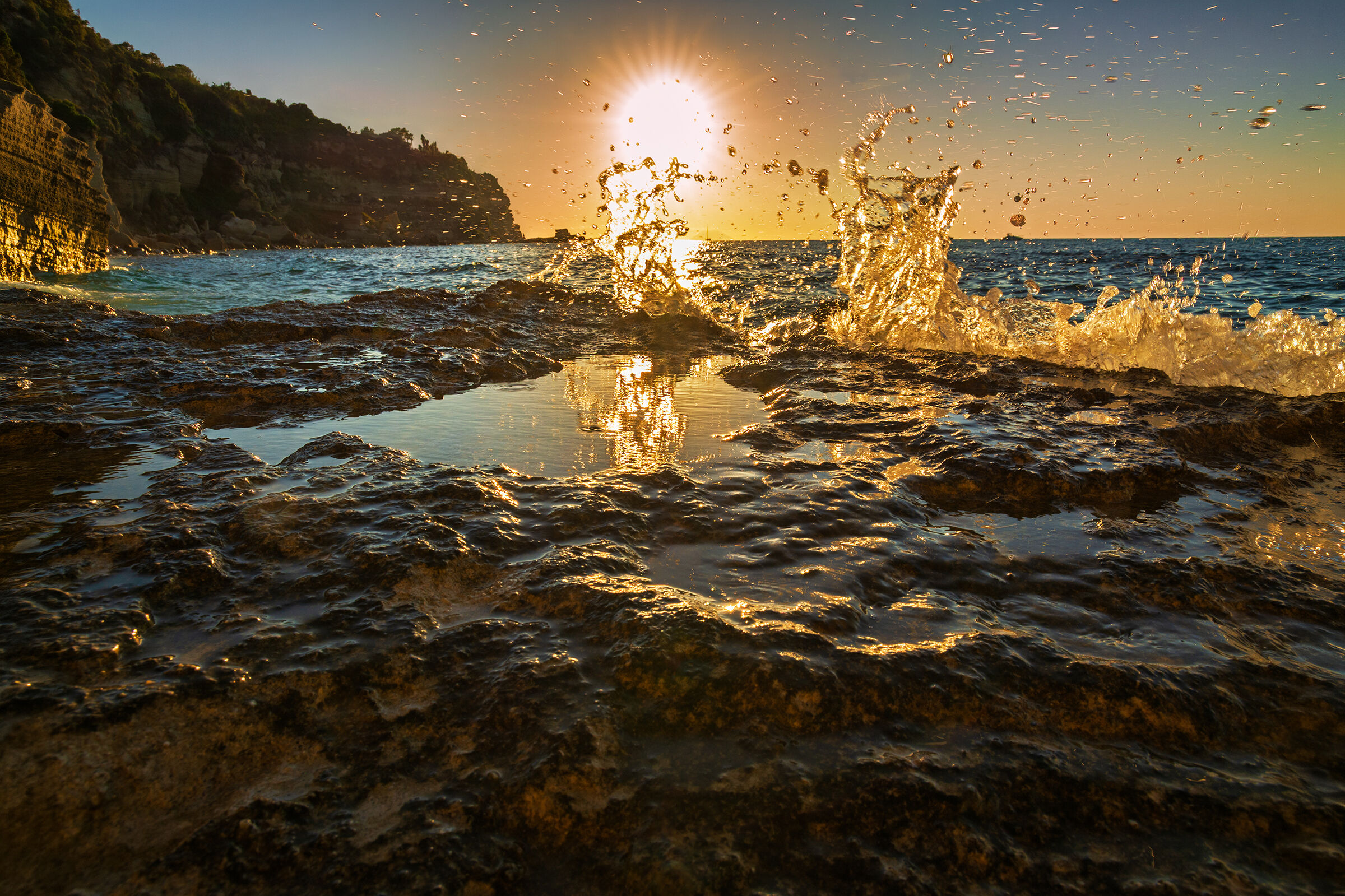Sunset drops