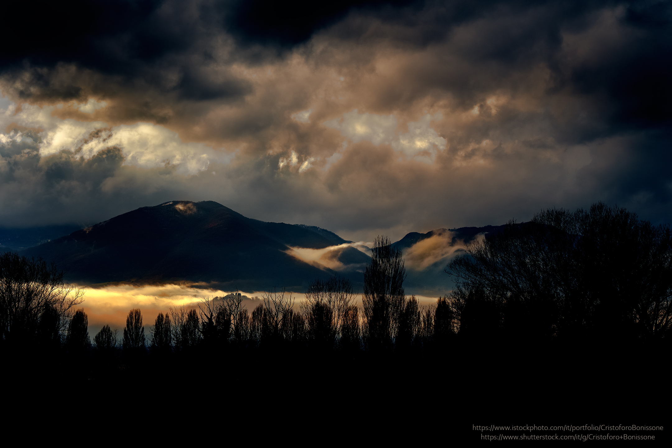 The Rieti Plain and Mount Lacerone - Italy