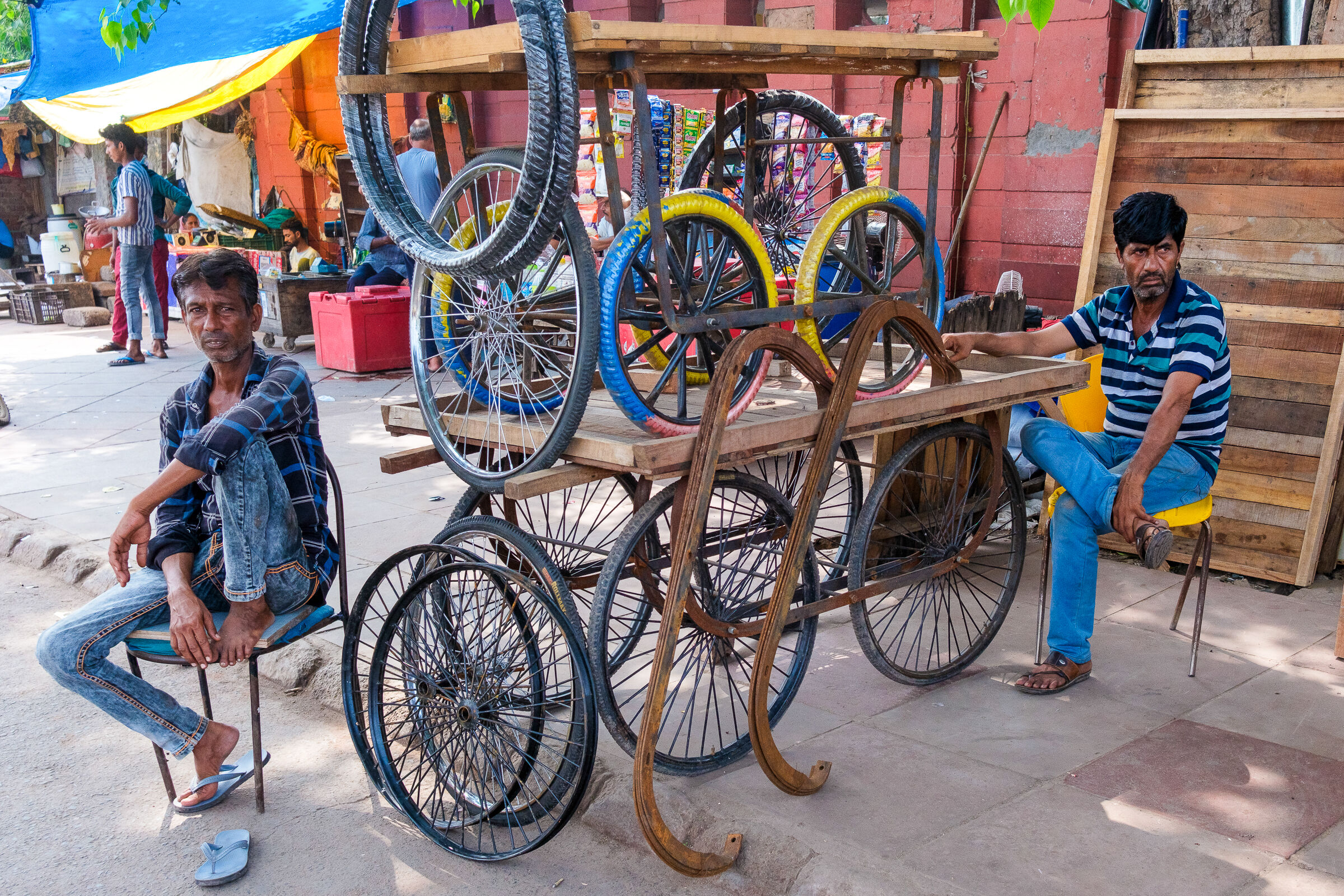 There are those who fix bicycles
